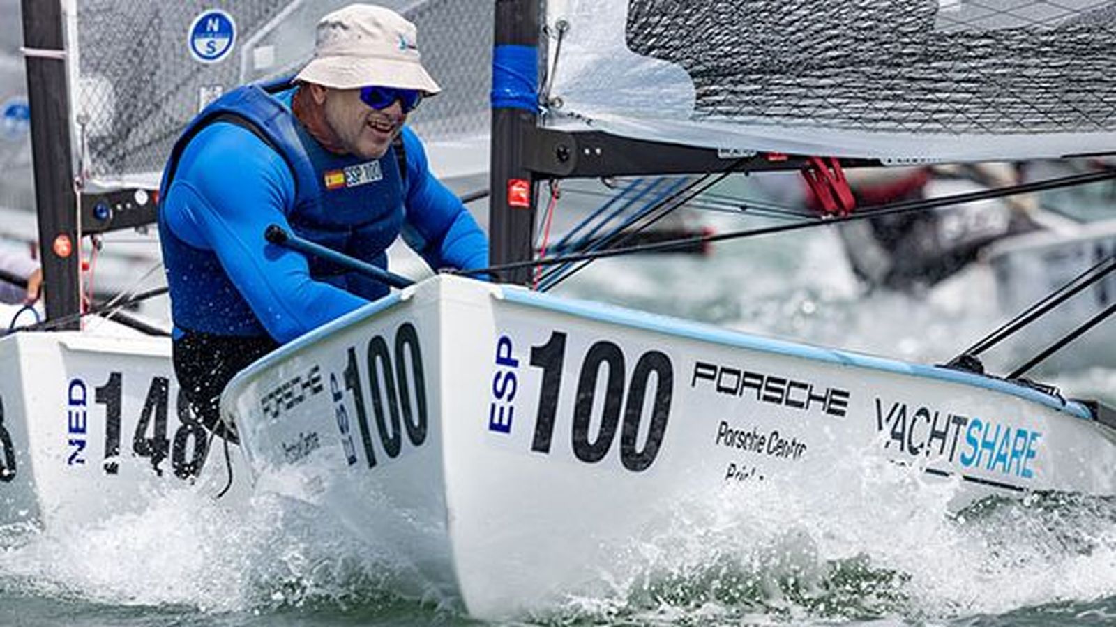 Rafa Trujillo, en plena competición