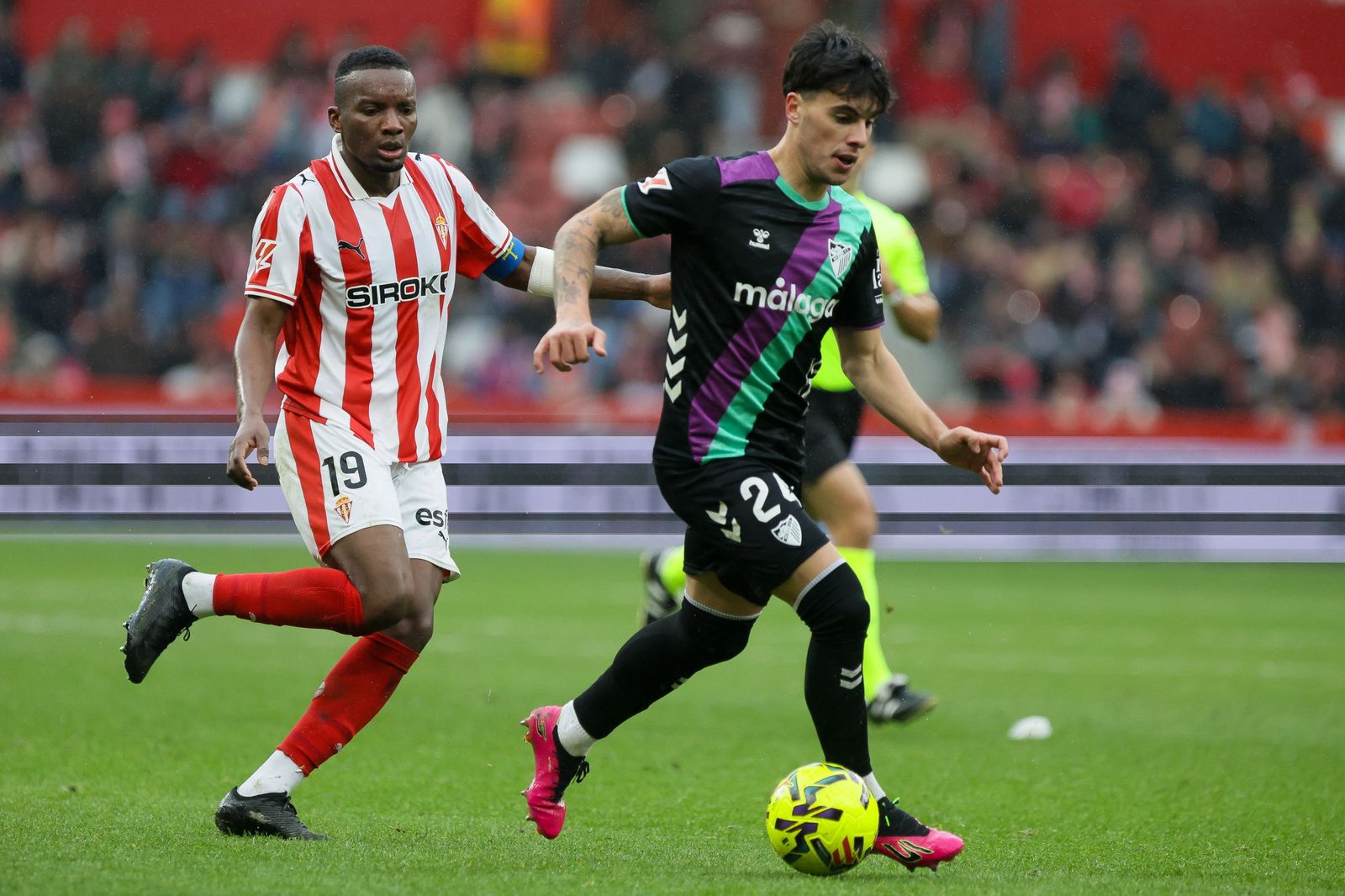 El Sporting-Málaga CF, en fotos