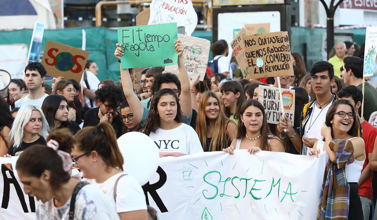 Imágenes de la manifestación por el cambio climático