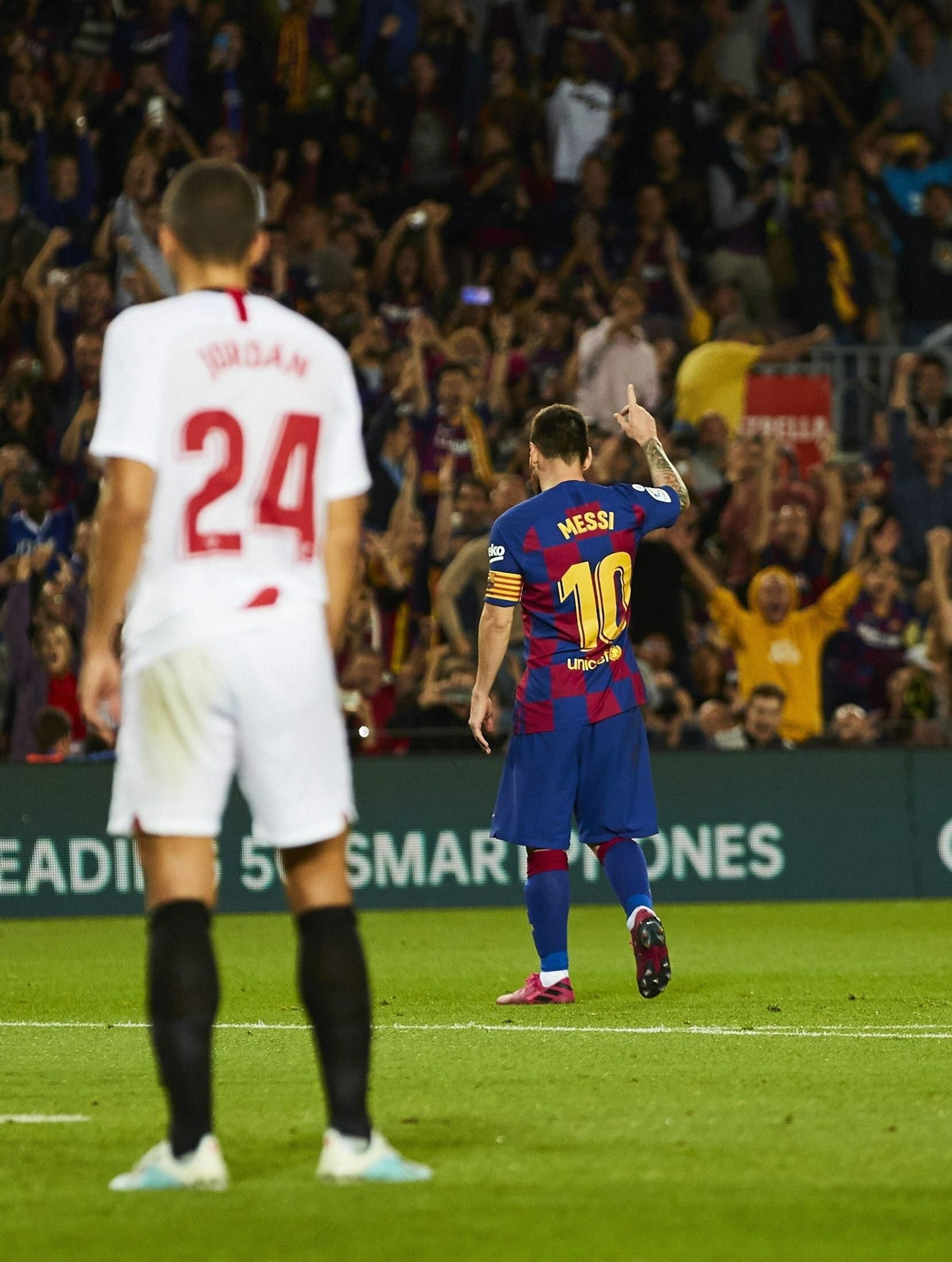 Las imágenes del Barcelona-Sevilla Las imágenes del Barcelona-Sevilla