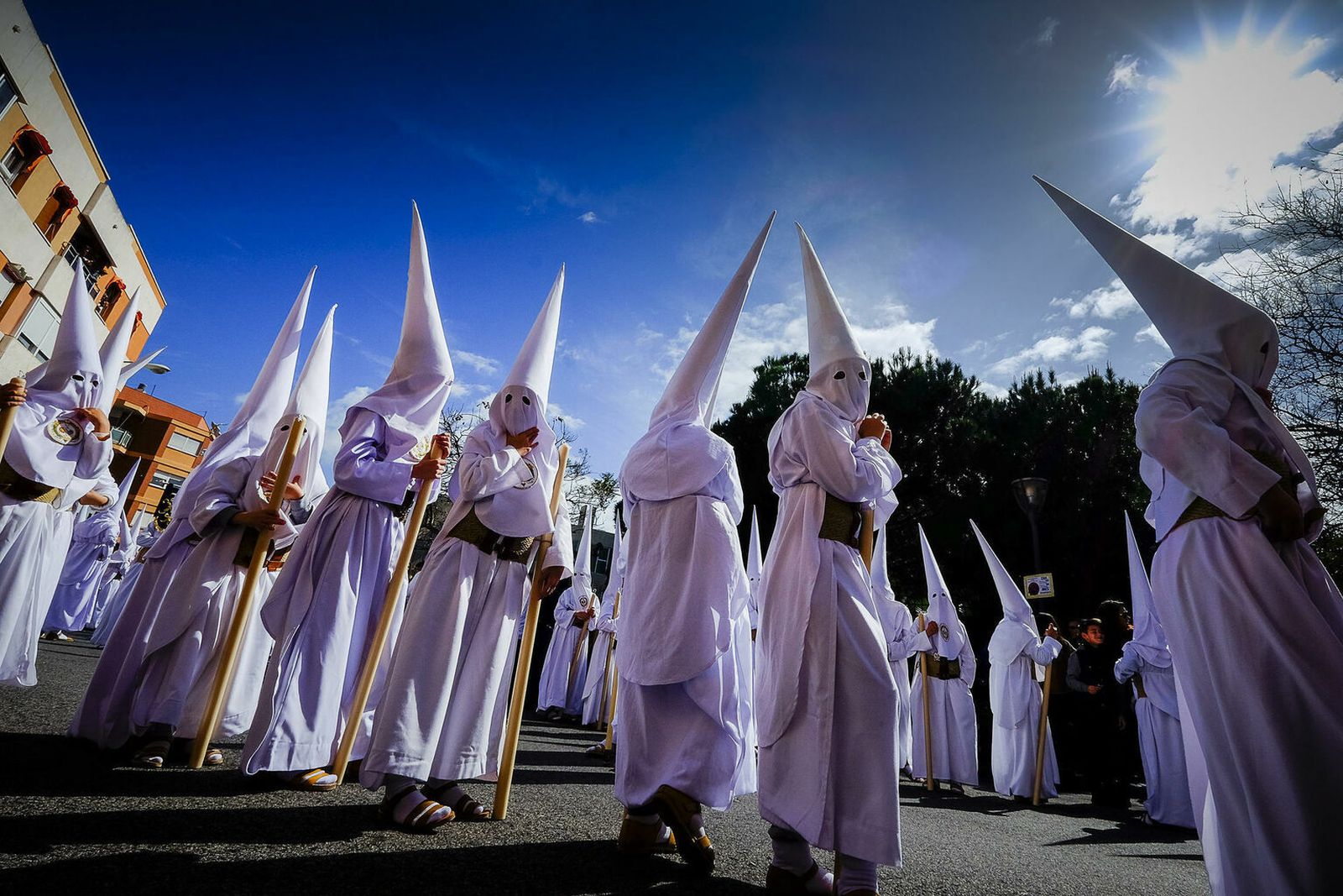 Cofrades de la hermandad del Despojado de Cádiz