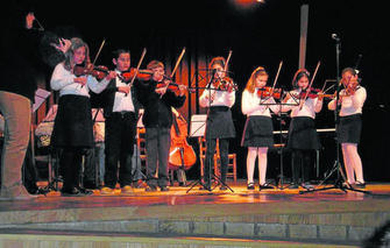 Uno de los conciertos didácticos del Conservatorio de Bollullos Par del Condado.