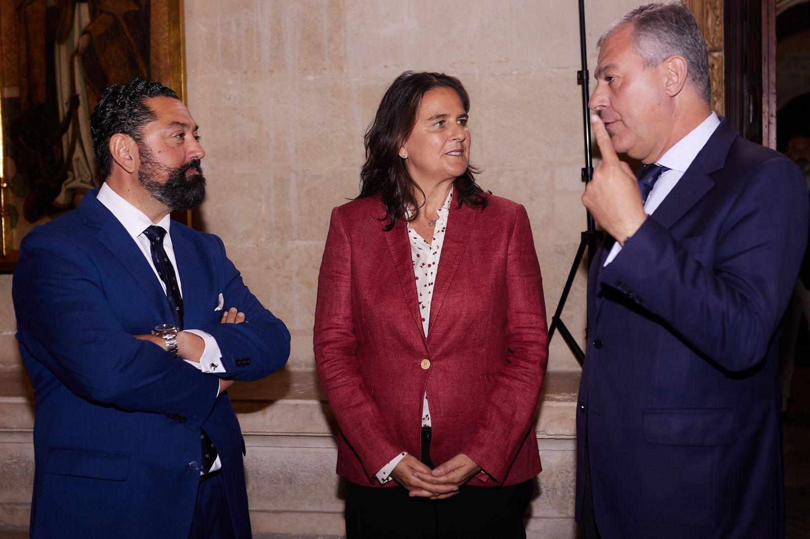 Las fotos de la Copa Billie Jean King con el alcalde jugando al tenis