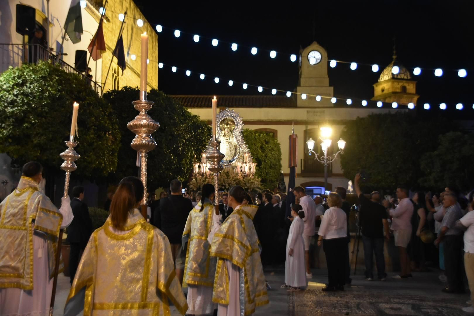 Procesión de la Virgen de la Estrella en Villa del Río.