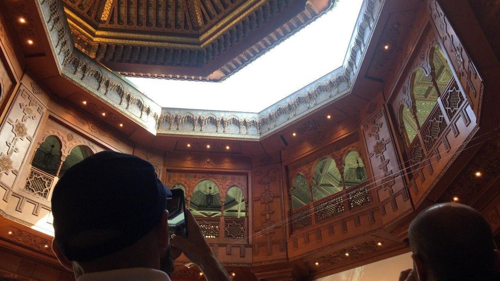 Cúpula del Pabellón de Marruecos.