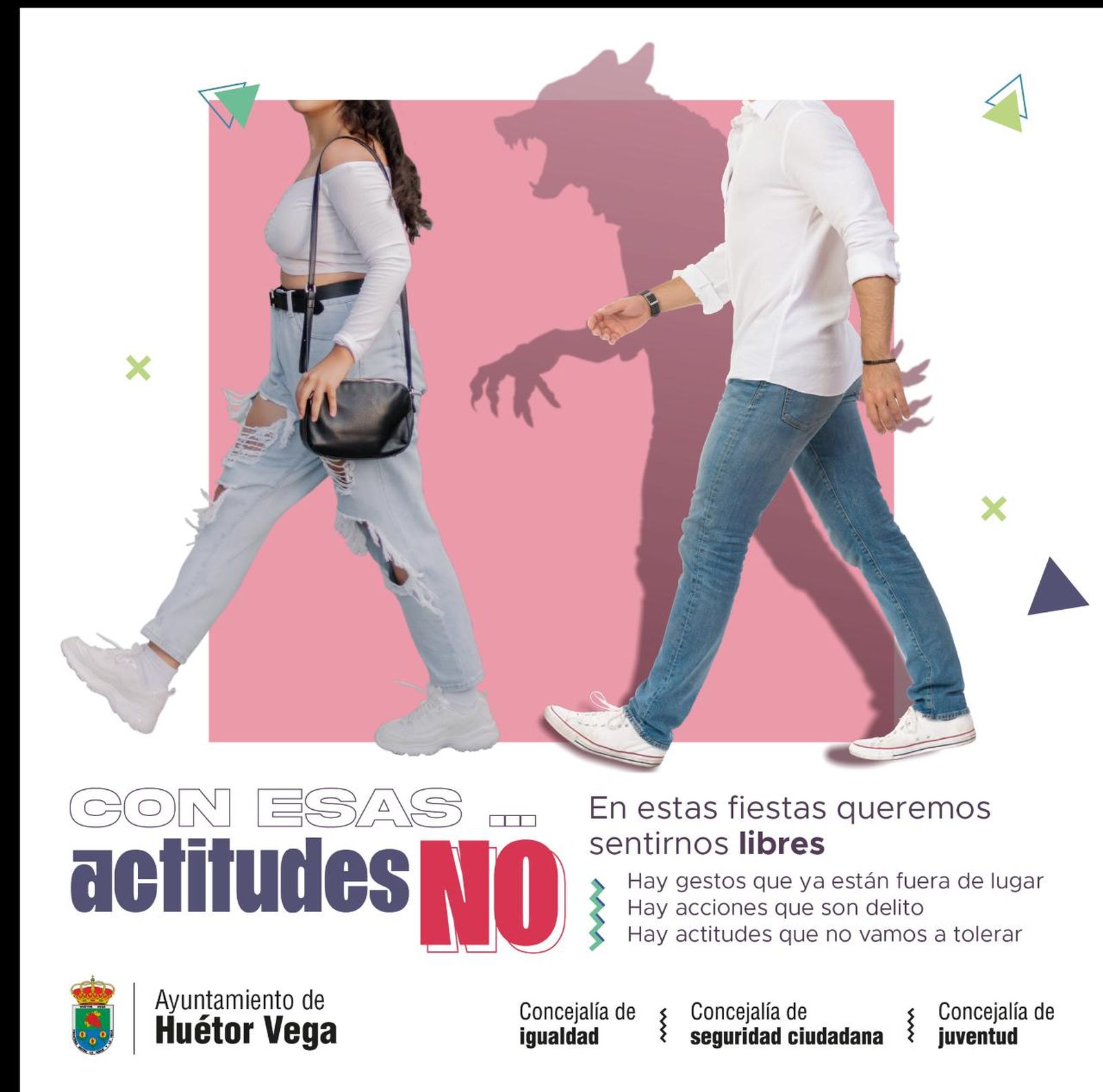 Huétor Vega lanza una campaña para prevenir las agresiones y el acoso sexual durante los días de feria