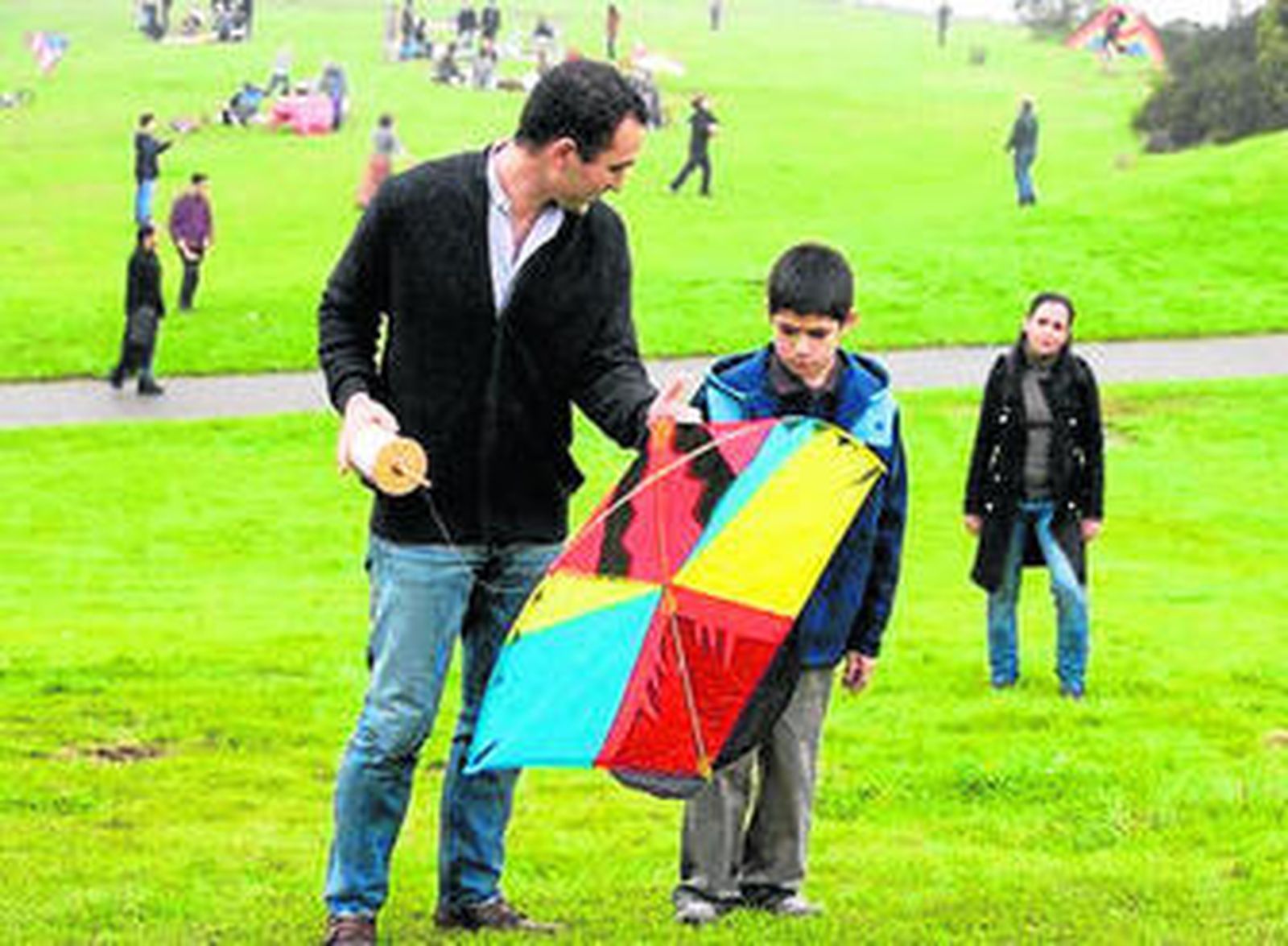 Un fotograma de 'Cometas en el cielo'.