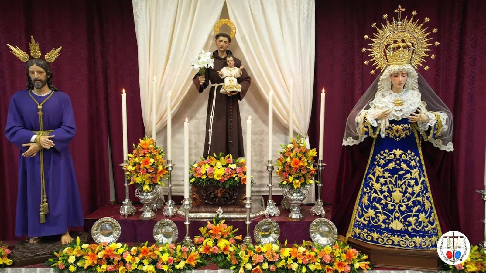 Frame del altar de cultos