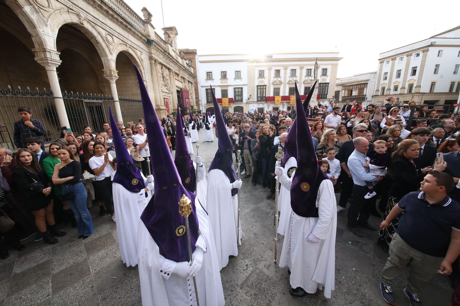 Jueves Santo en Jerez: Imágenes del la Hermandad del Mayor Dolor