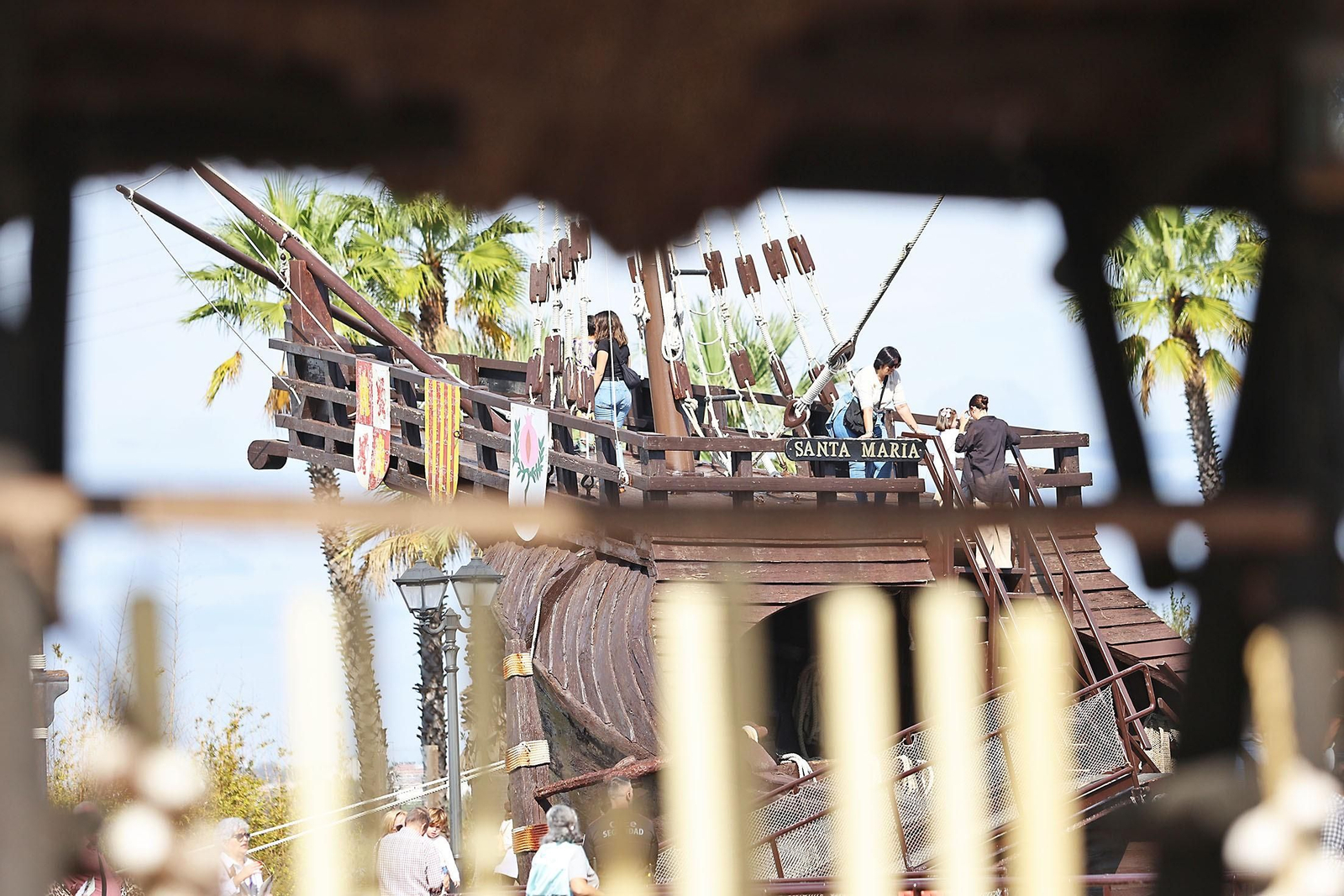 Jornada de puertas abiertas en el Muelle de las Carabelas el pasado año.