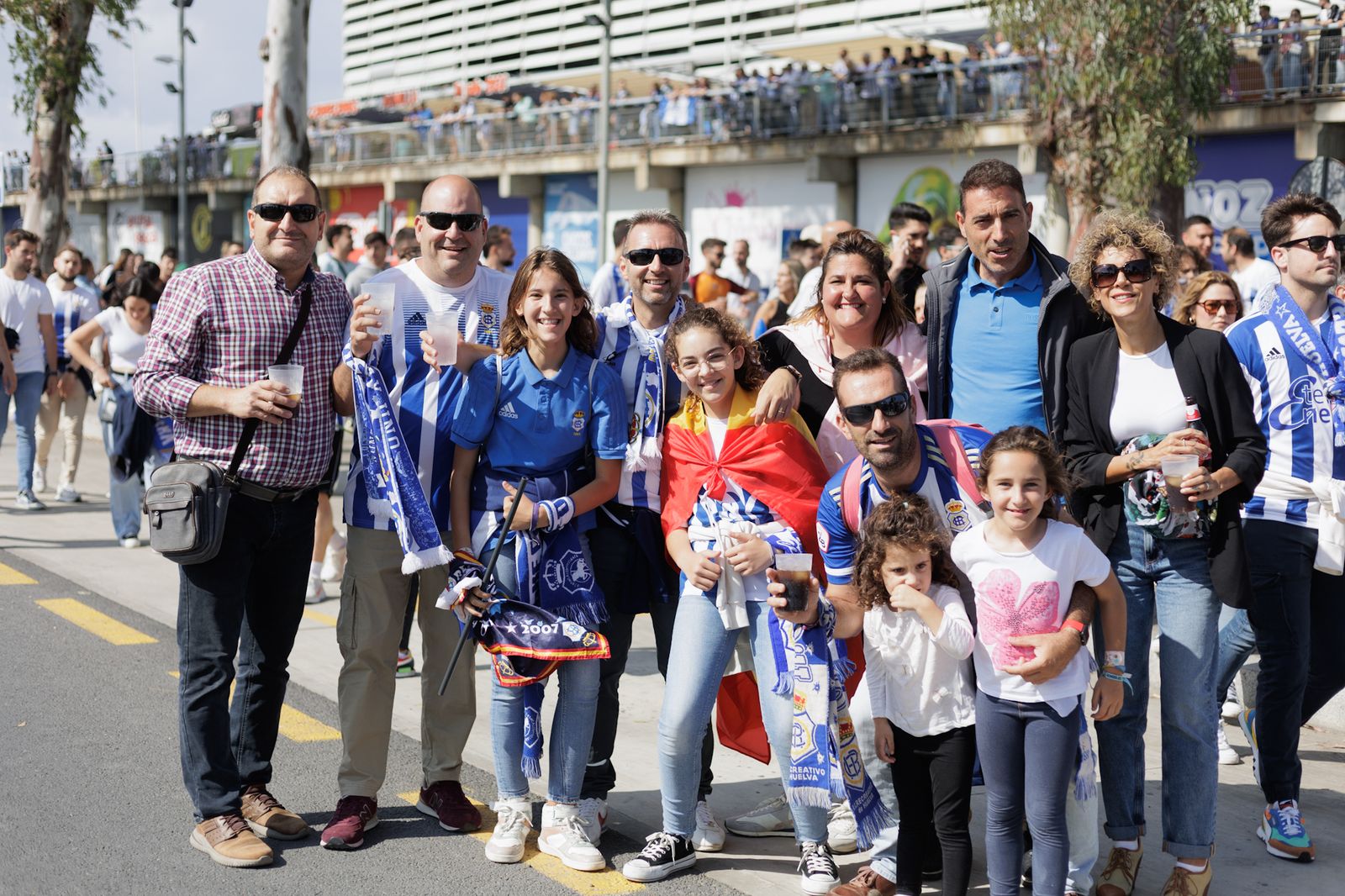 Las mejores imágenes de la afición del Recre en el partido contra la Segoviana