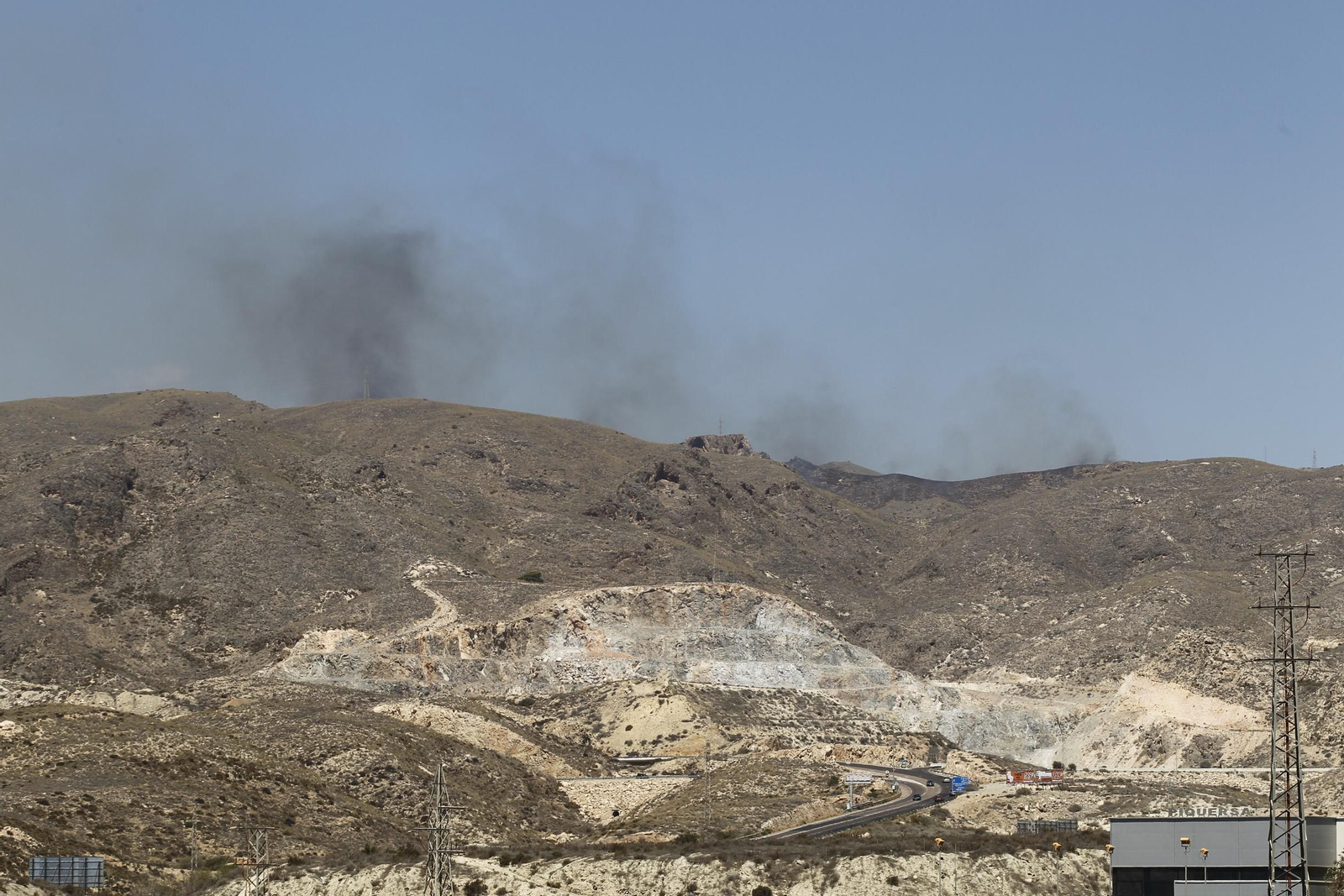 Fotogalería incendio forestal Paraje Majada del Aguilón. Huércal de Almería