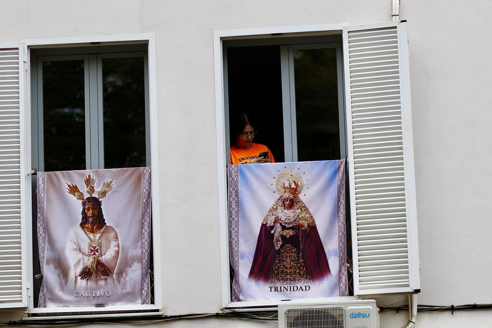 El traslado del Cautivo por La trinidad, en imágenes