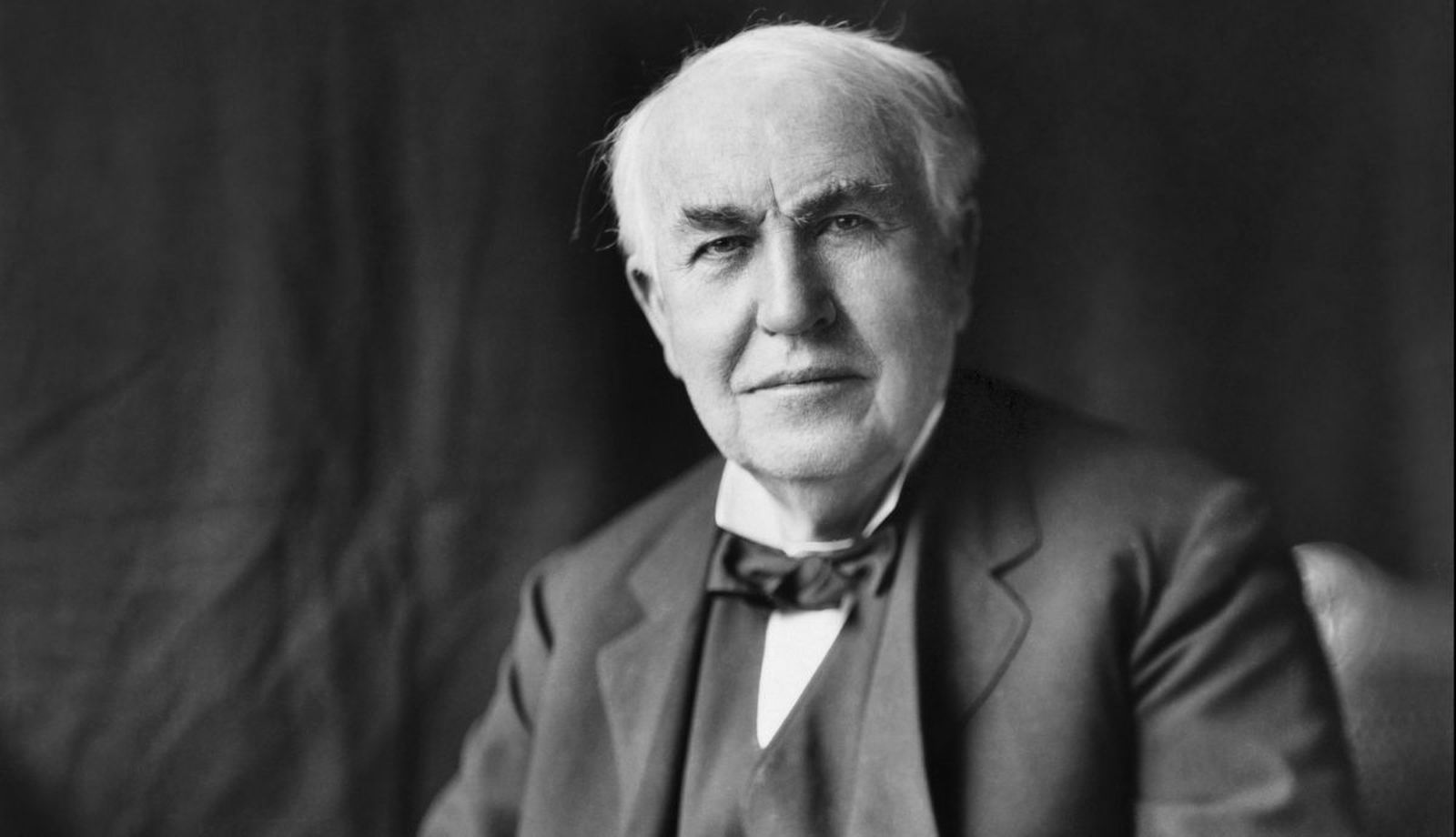El gran inventor Thomas Alva Edison.