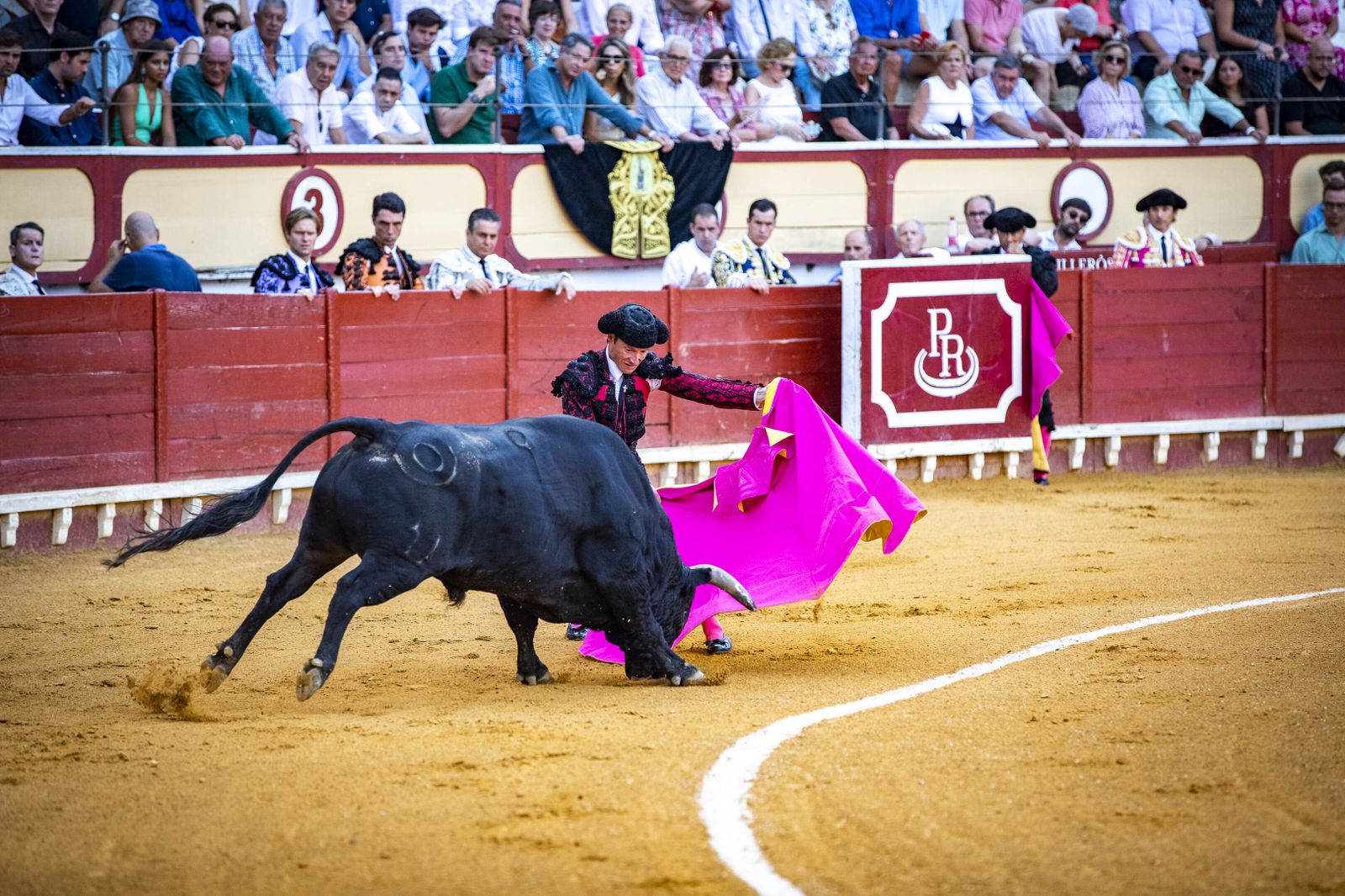 Diego Urdiales, Sebastián Castella y Daniel Luque, en la plaza de toros de El Puerto