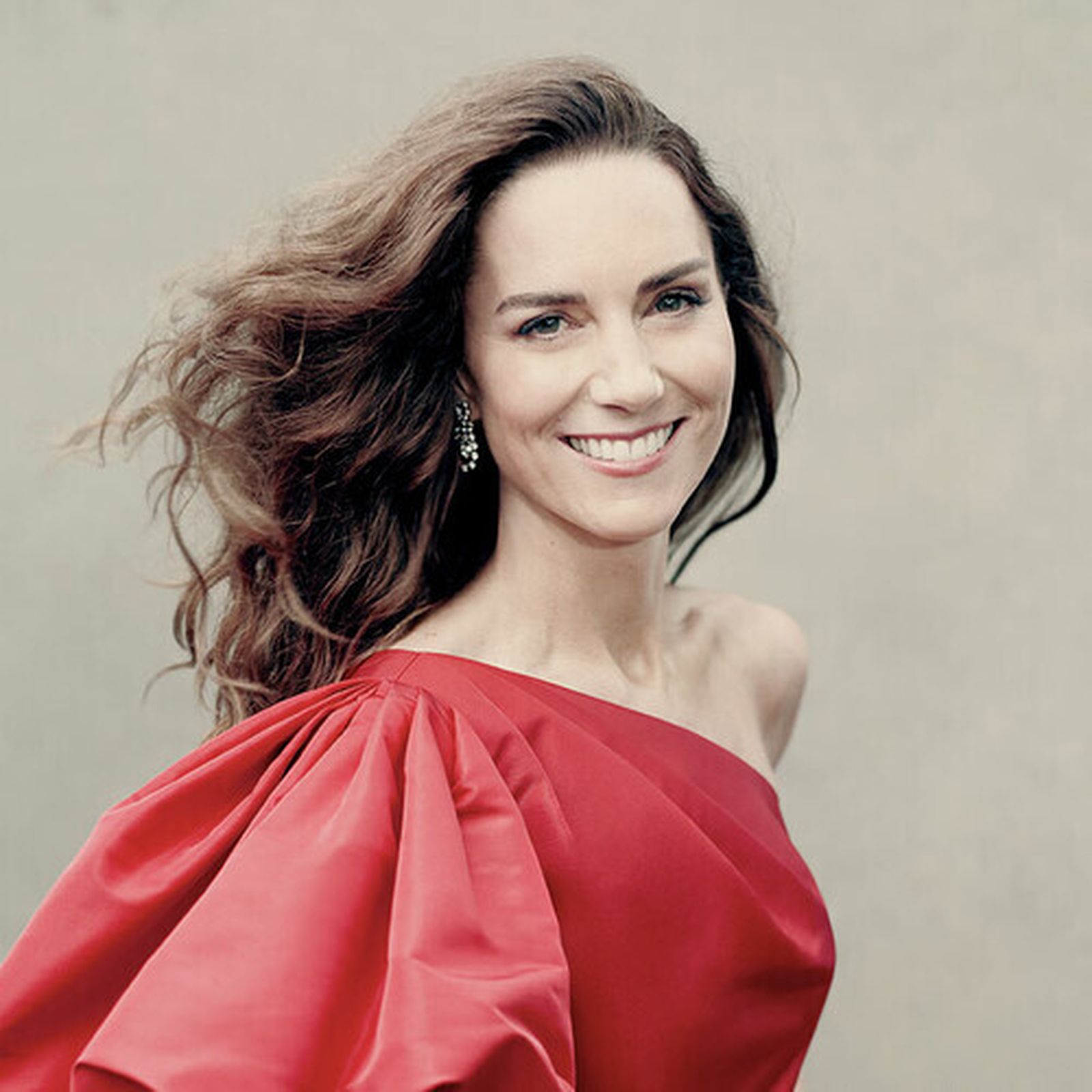 La duquesa de Cambridge en su retrato frontal