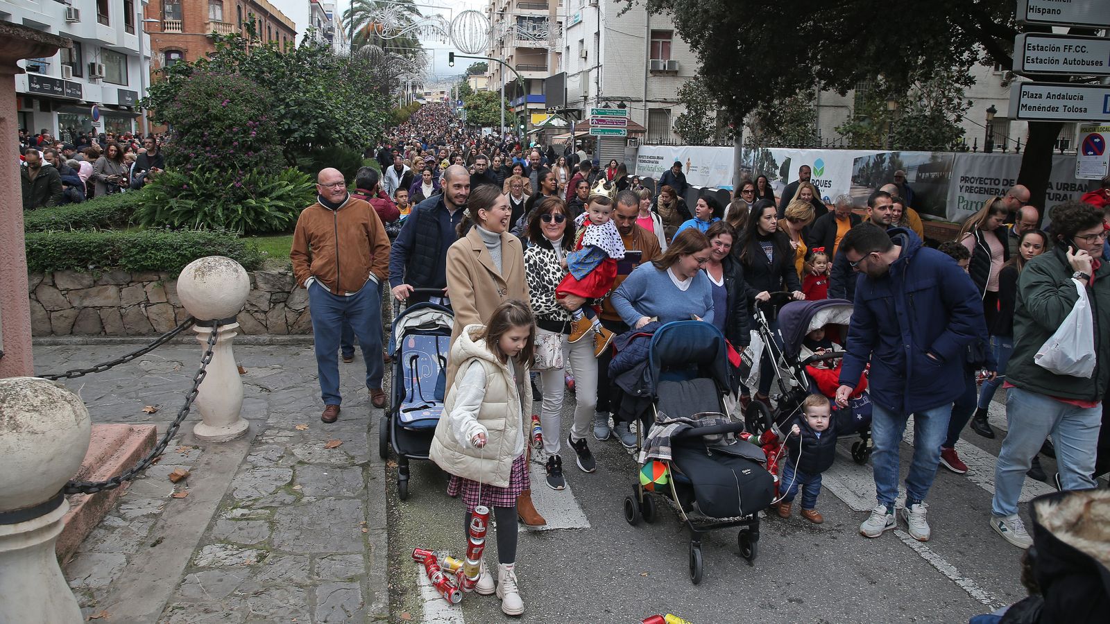 Fotos del arrastre de latas en Algeciras