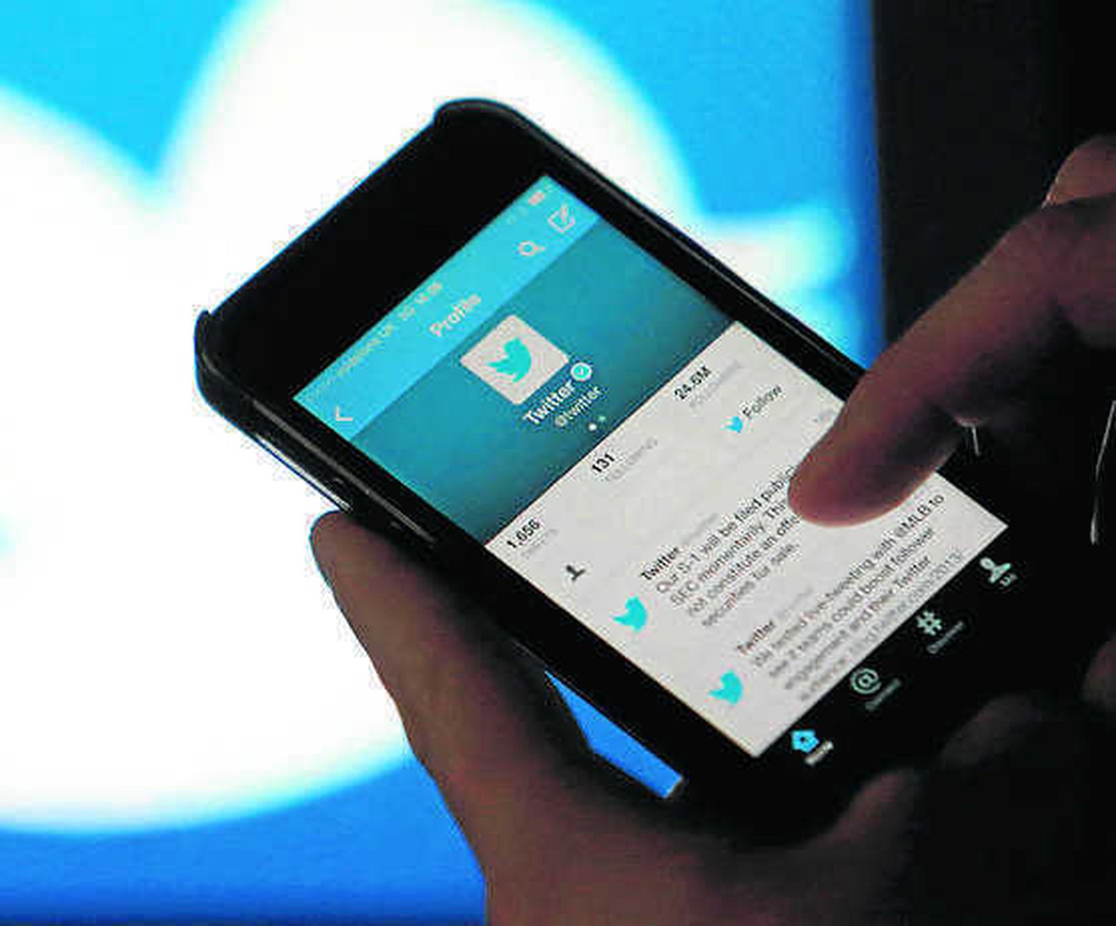 Un usuario de Twitter.