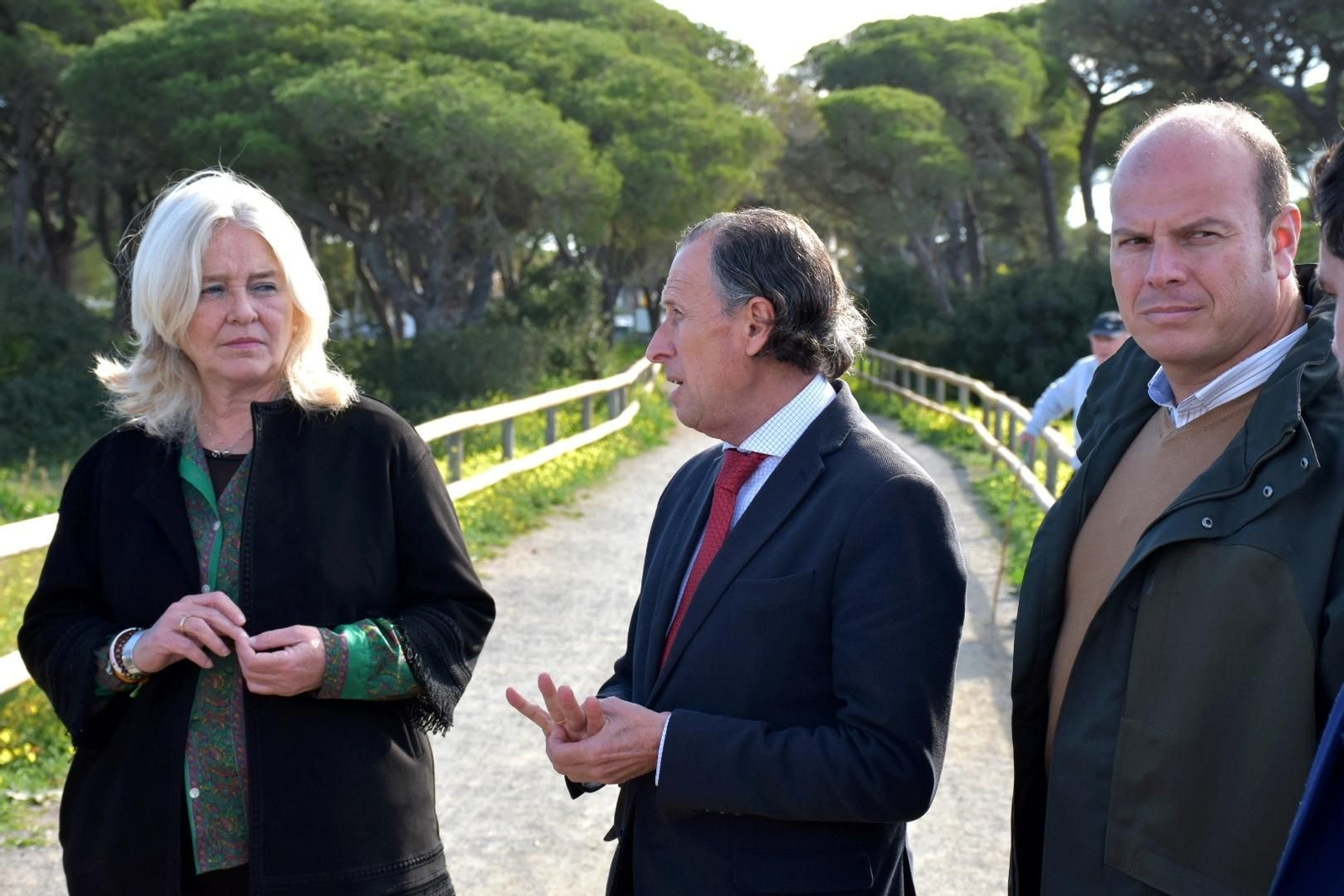 Un momento de la visita a este espacio natural.