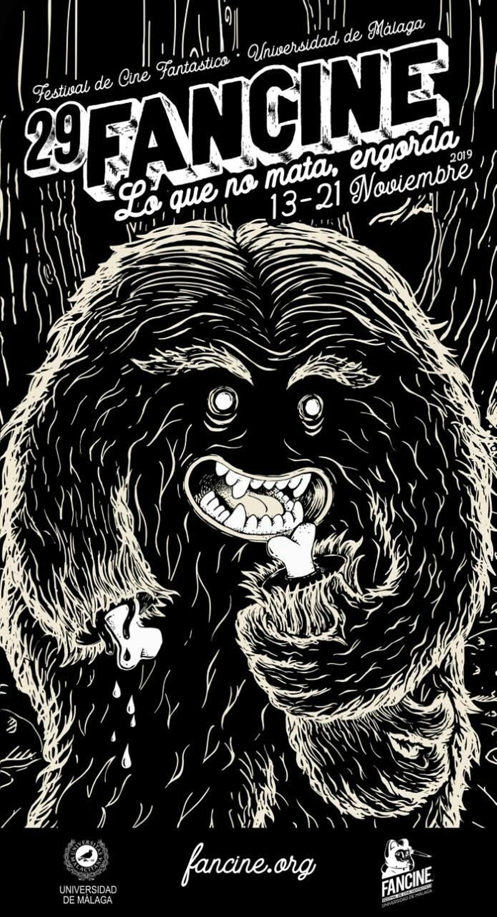 Cartel anunciador del 29 Festival de Cine Fantástico de la UMA.