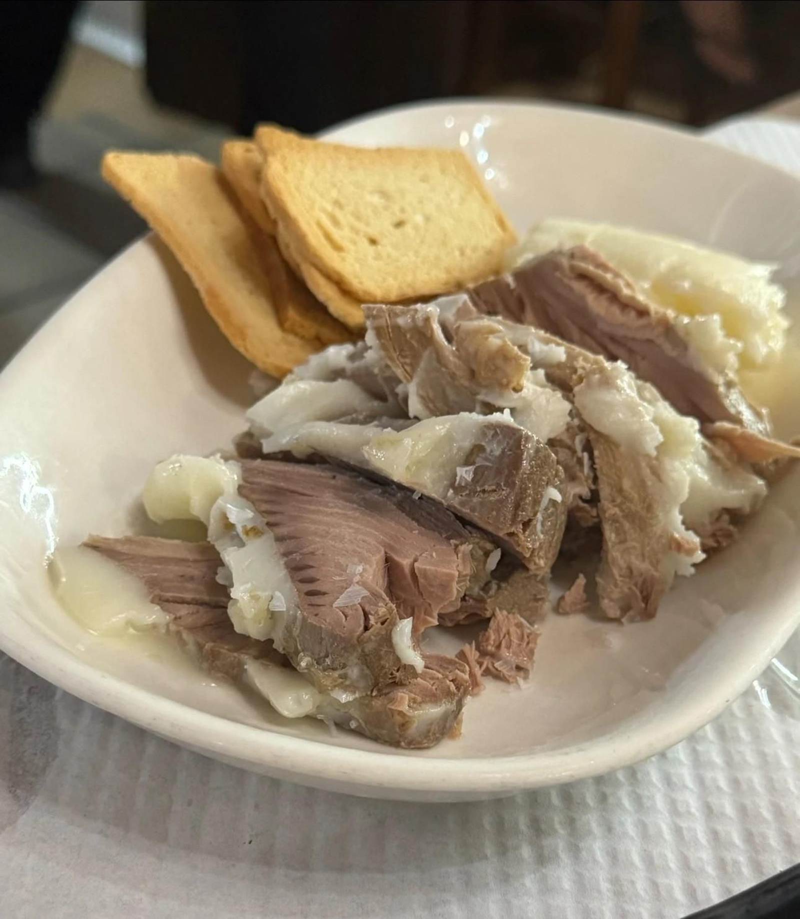 Atún en manteca del Mesón El Picoteo, Tarifa.