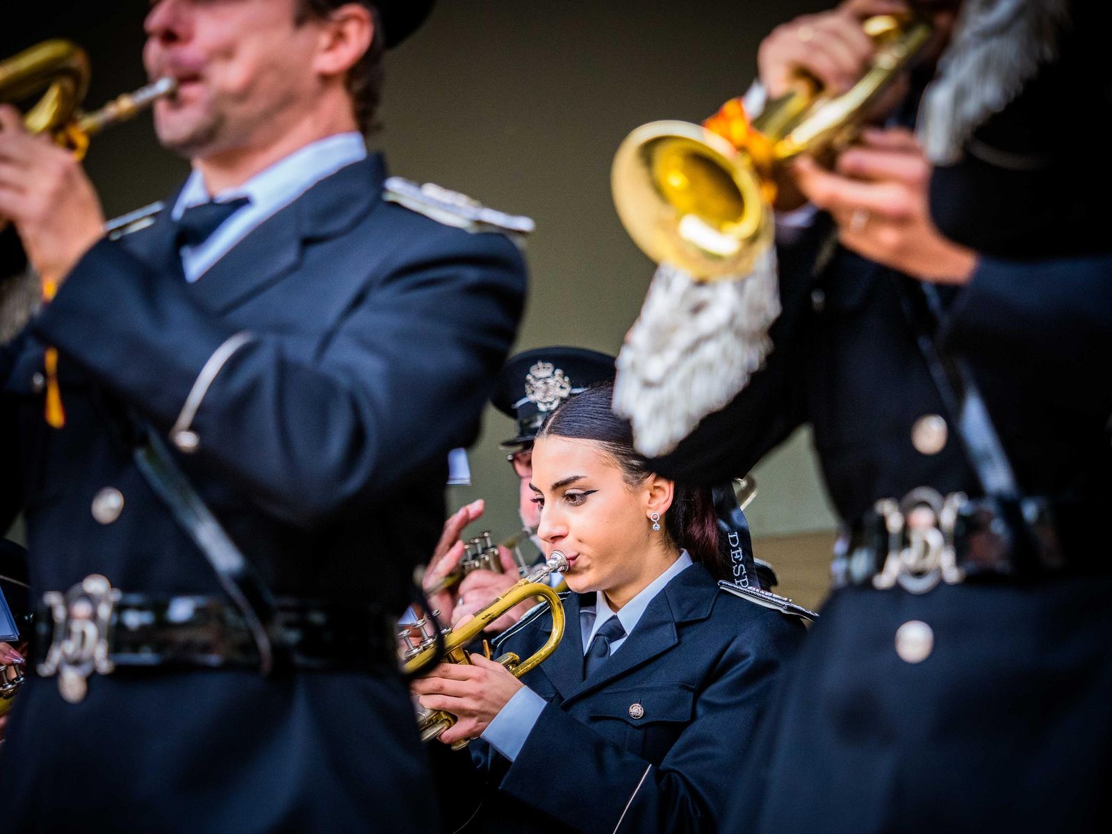 Sones cofrades en el Parque: celebrado el certamen de bandas de Nazareno en San Fernando