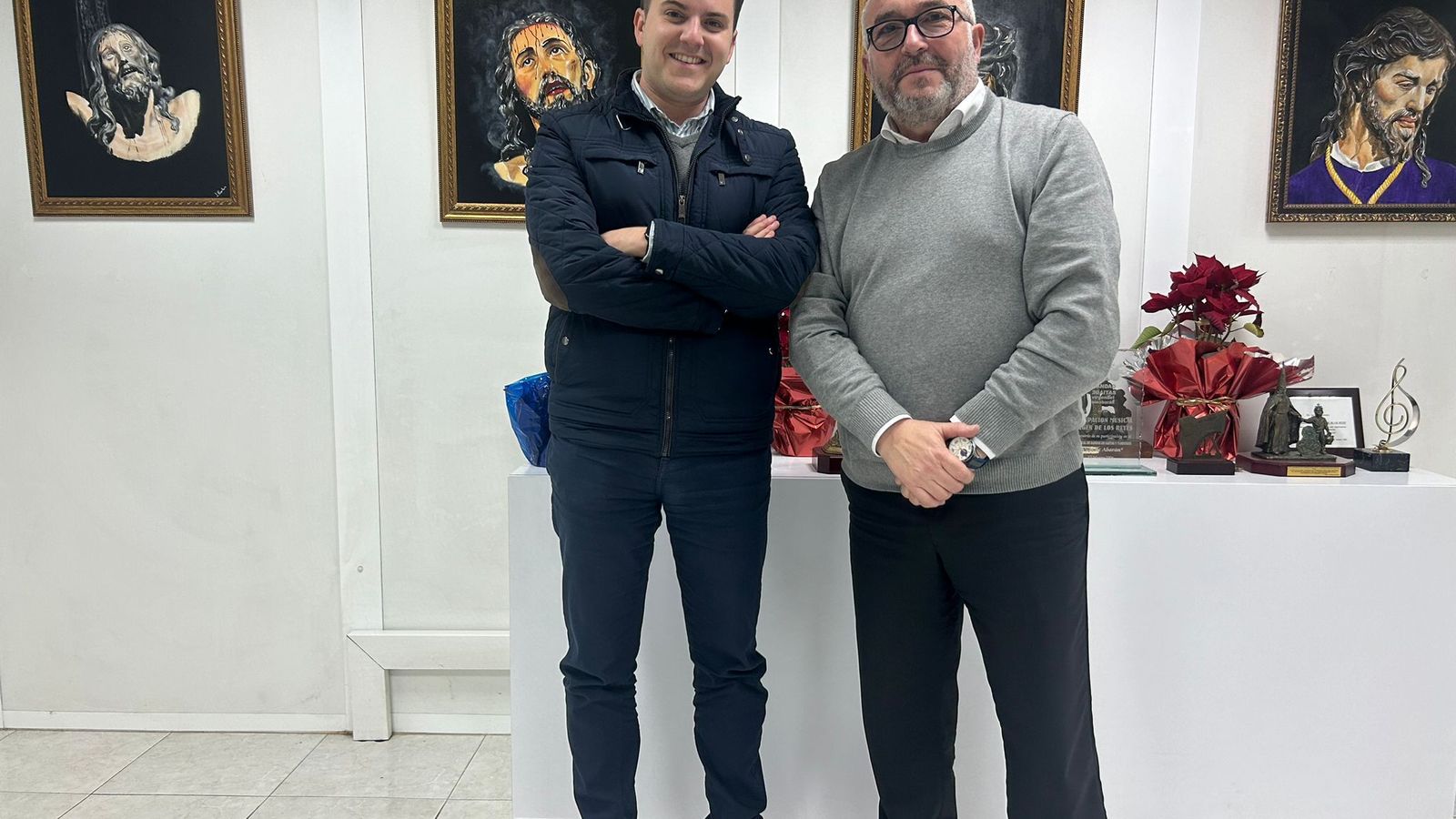 Momento de la entrevista con Antonio Velasco