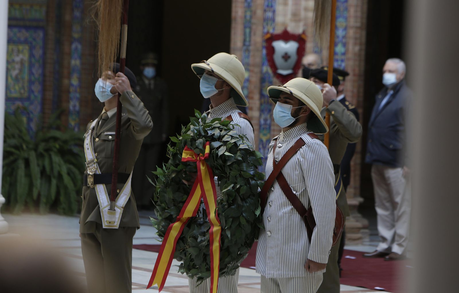 Acto en Capitanía para rendir homenaje a los Cazadores del Taxdirt