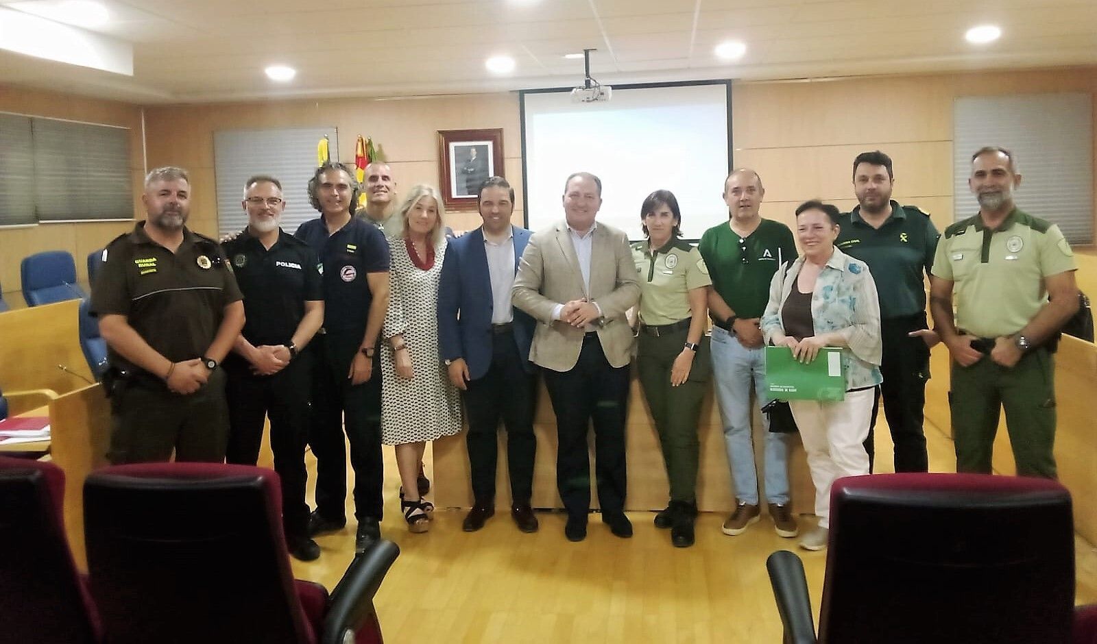 Aljaraque vive la I Jornada Preventiva y de Evacuación por Incendio Forestal