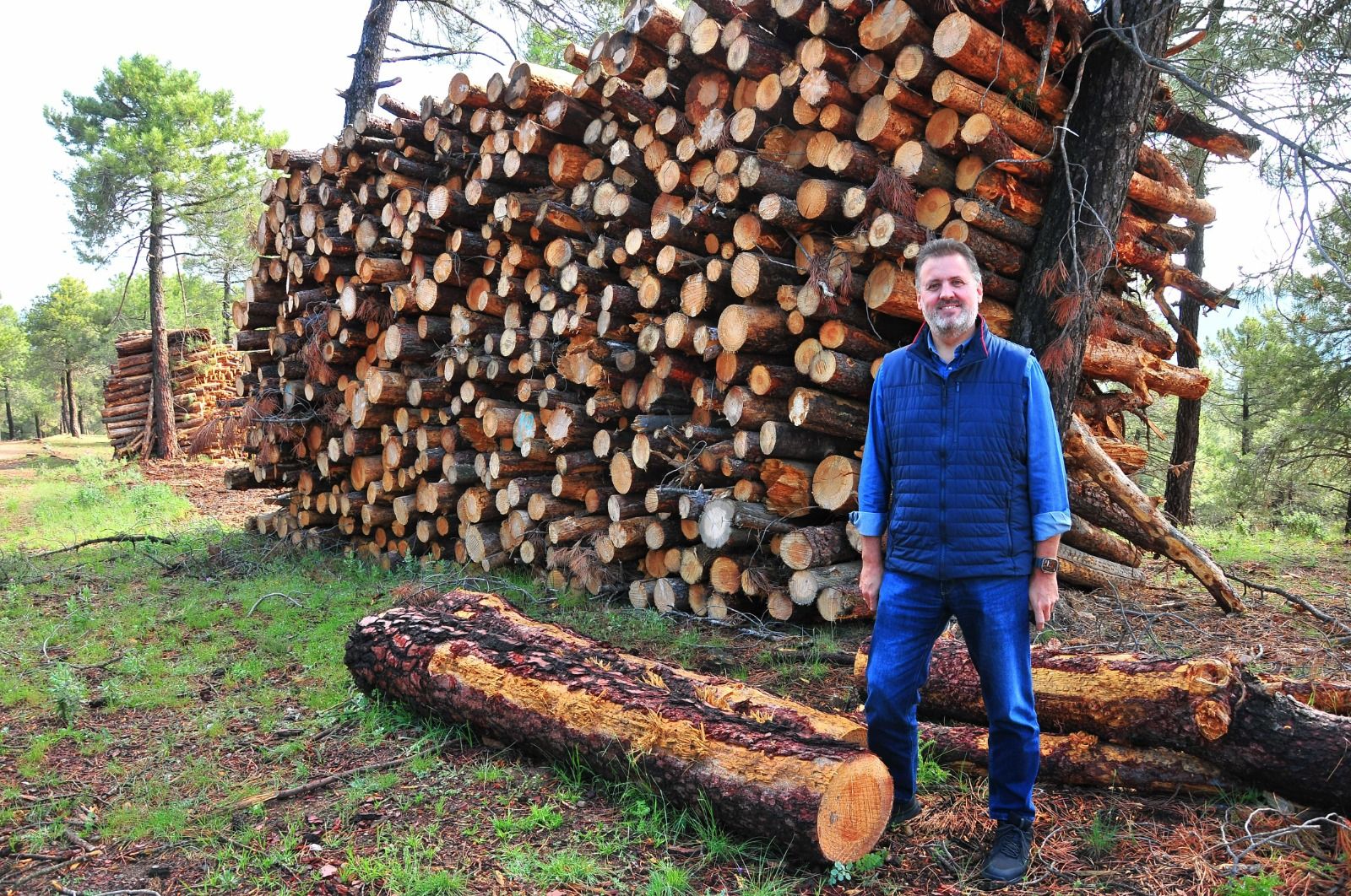 El delegado territorial en la visita realizada al Parque Natural