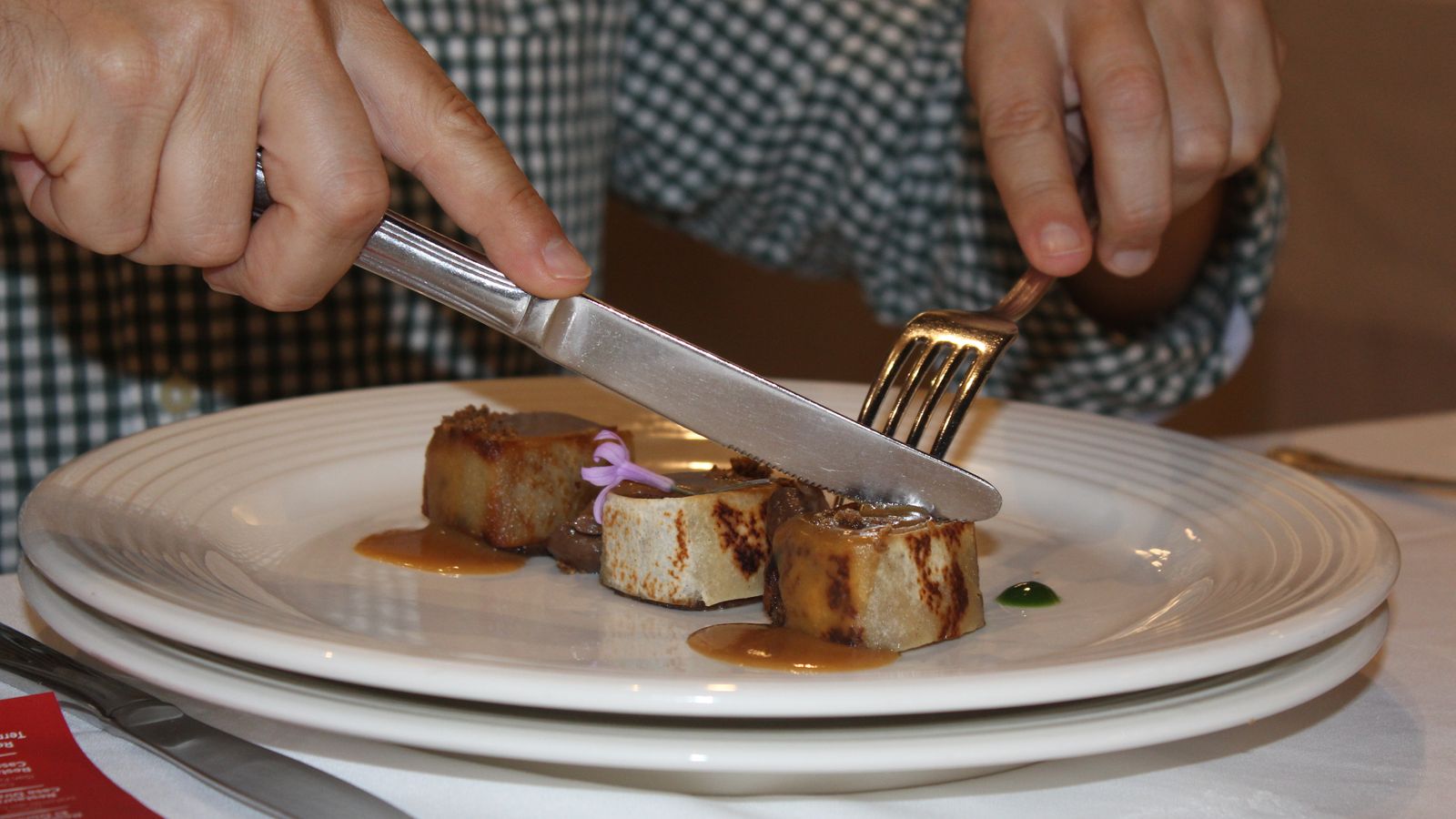Raviolis de carrillera de añojo: deliciosos.