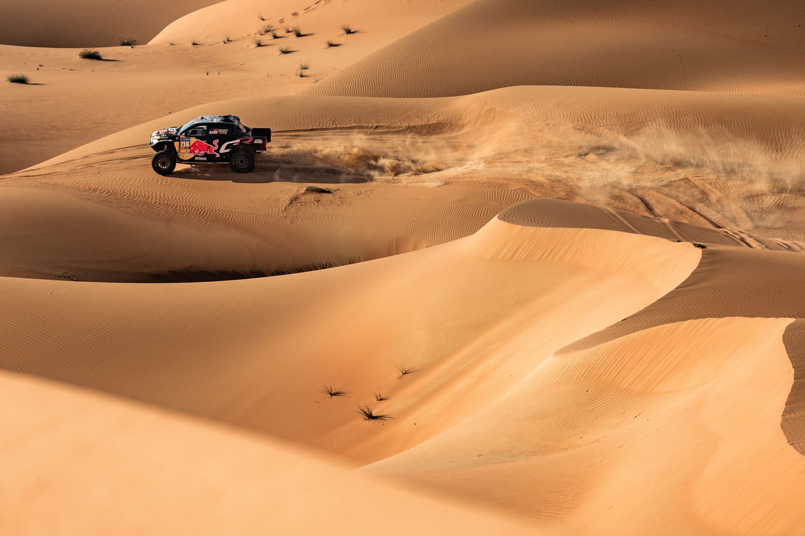 Las mejores fotos del Dakar por las dunas