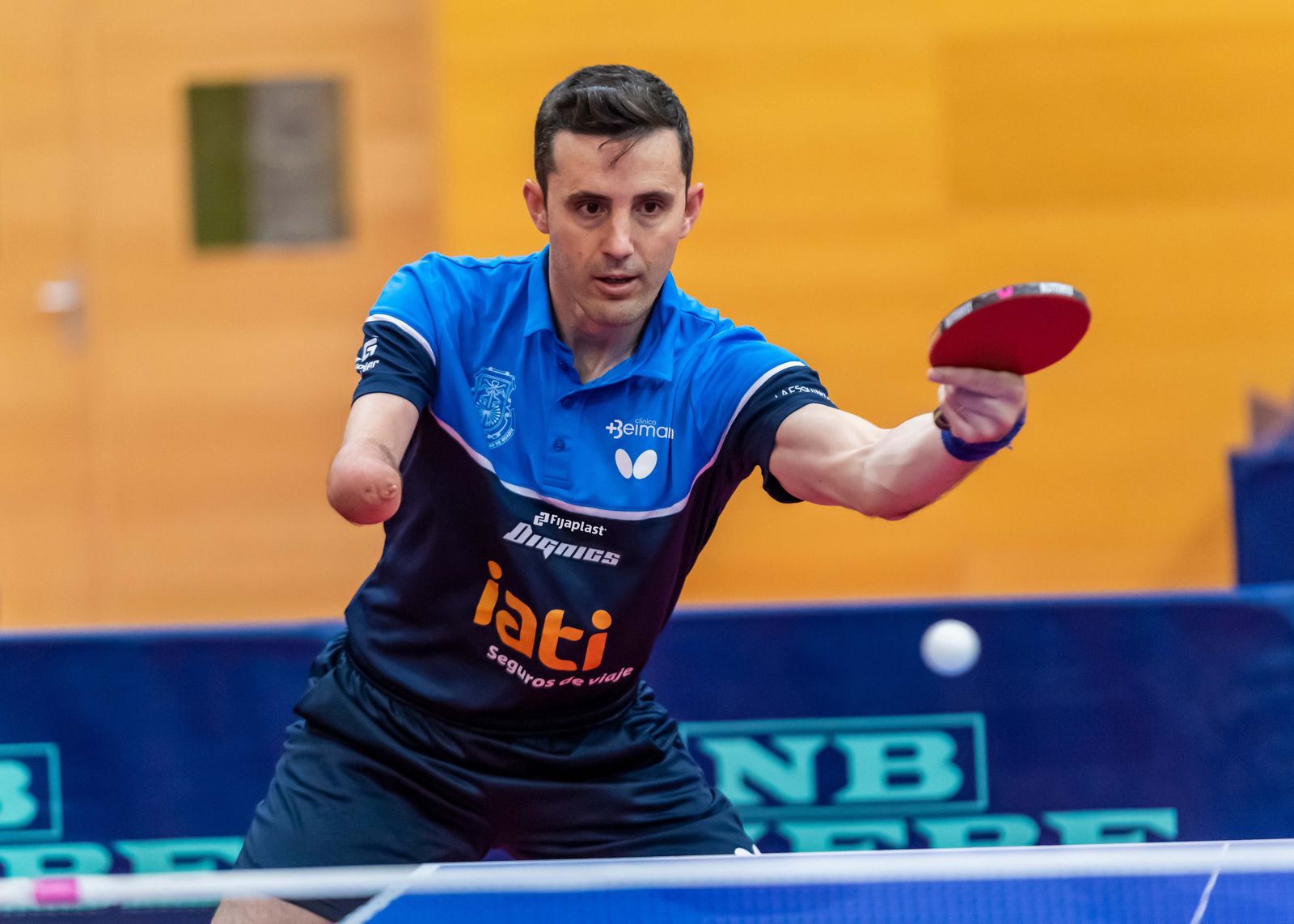 José Manuel Ruiz durante un partido.