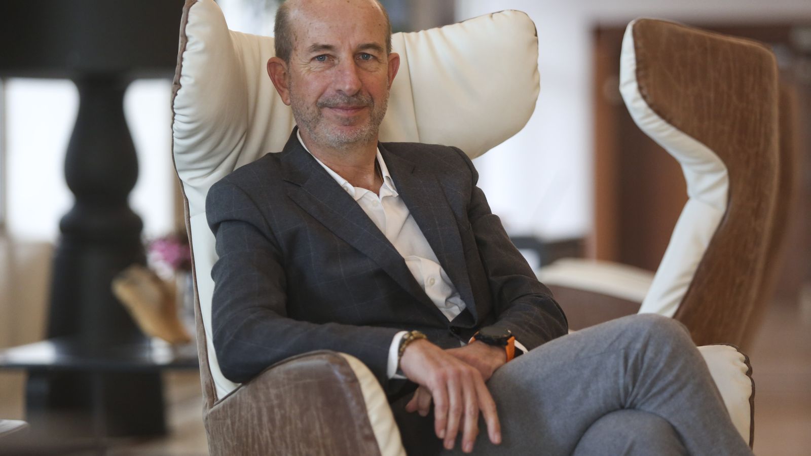 Jaume Sanpera, CEO de Sateliot, tras atender a este diario.