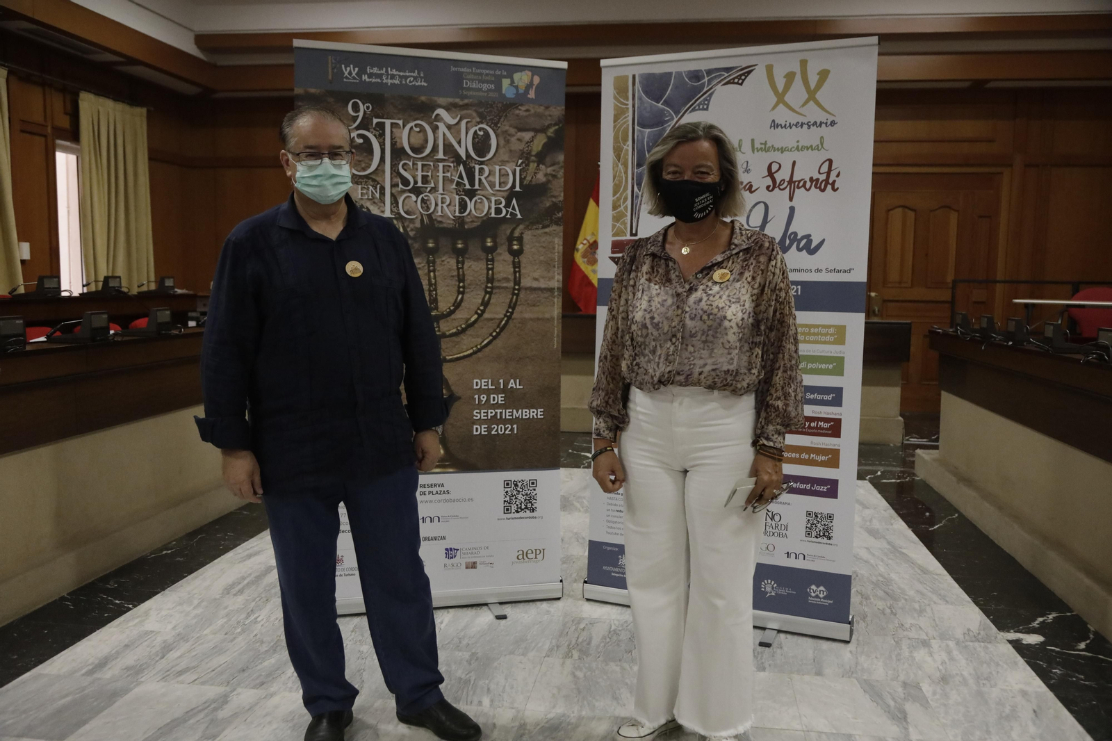 Albás y Pérez de la Concha presentan la nueva edición de Otoño Sefardí.