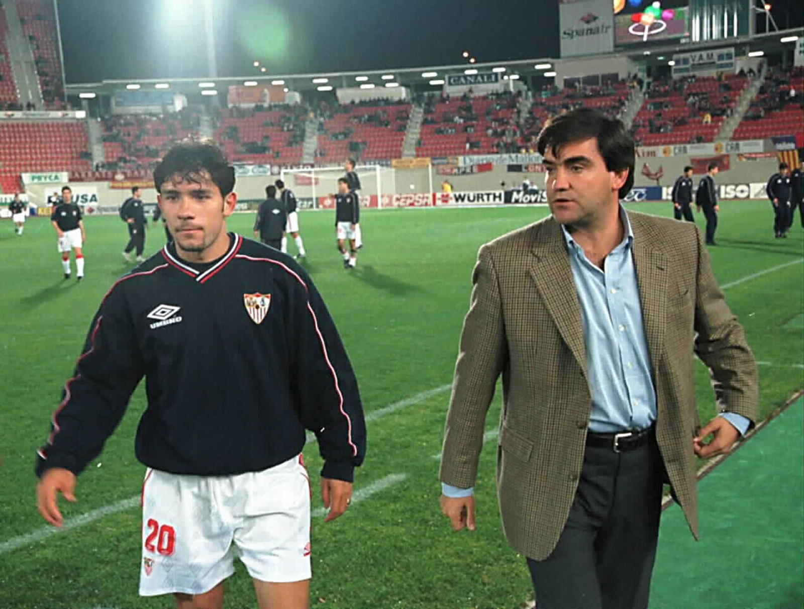 Las fotos de Marcos Alonso en el Sevilla FC