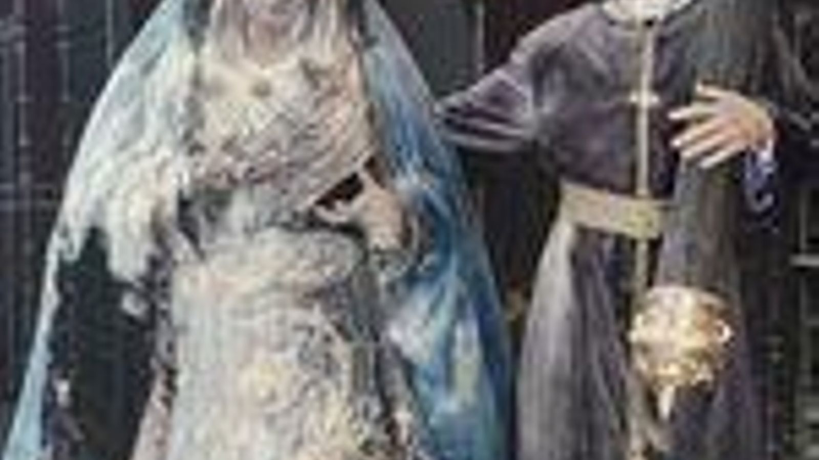 Así quedó la Virgen de los Afligidos tras el incendio. Así quedó la Virgen de los Afligidos tras el incendio.