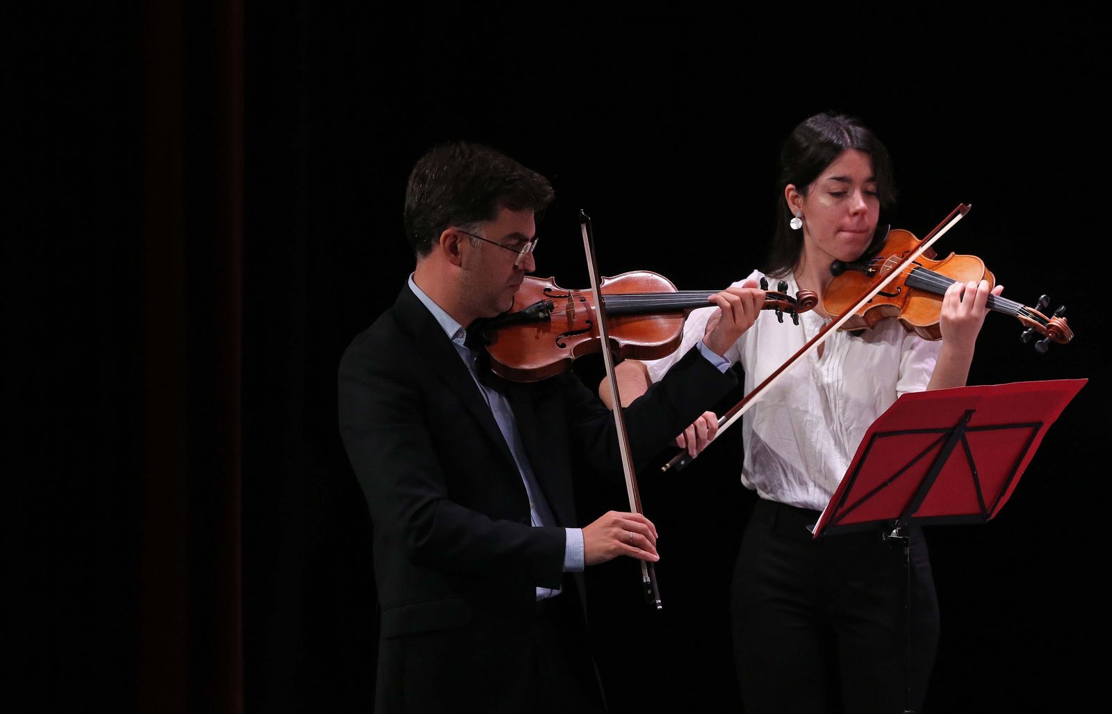 La interpretación de la sinfonía inédita de Aldo Mata, en imágenes