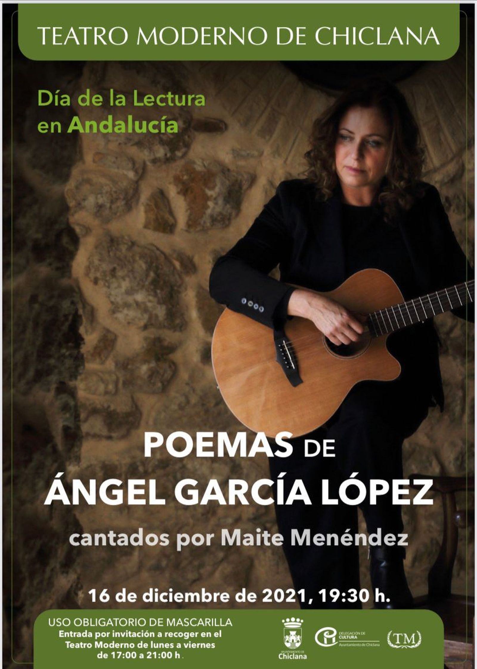 Cartel de la cita que tendrá lugar el jueves en el Moderno.