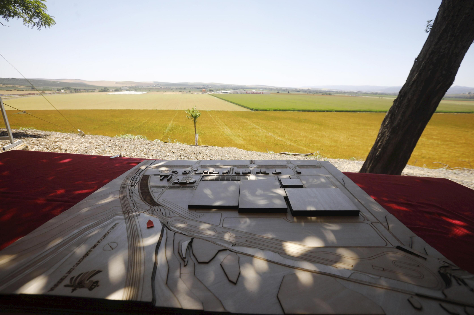 Maqueta de la futura Base Logística del Ejército de Tierra.