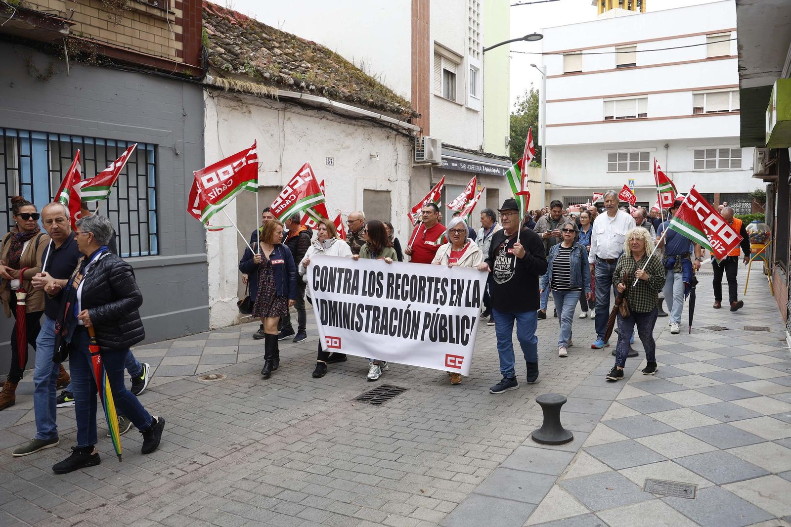 Fotos de la manifestación del Primero de Mayo en Algeciras
