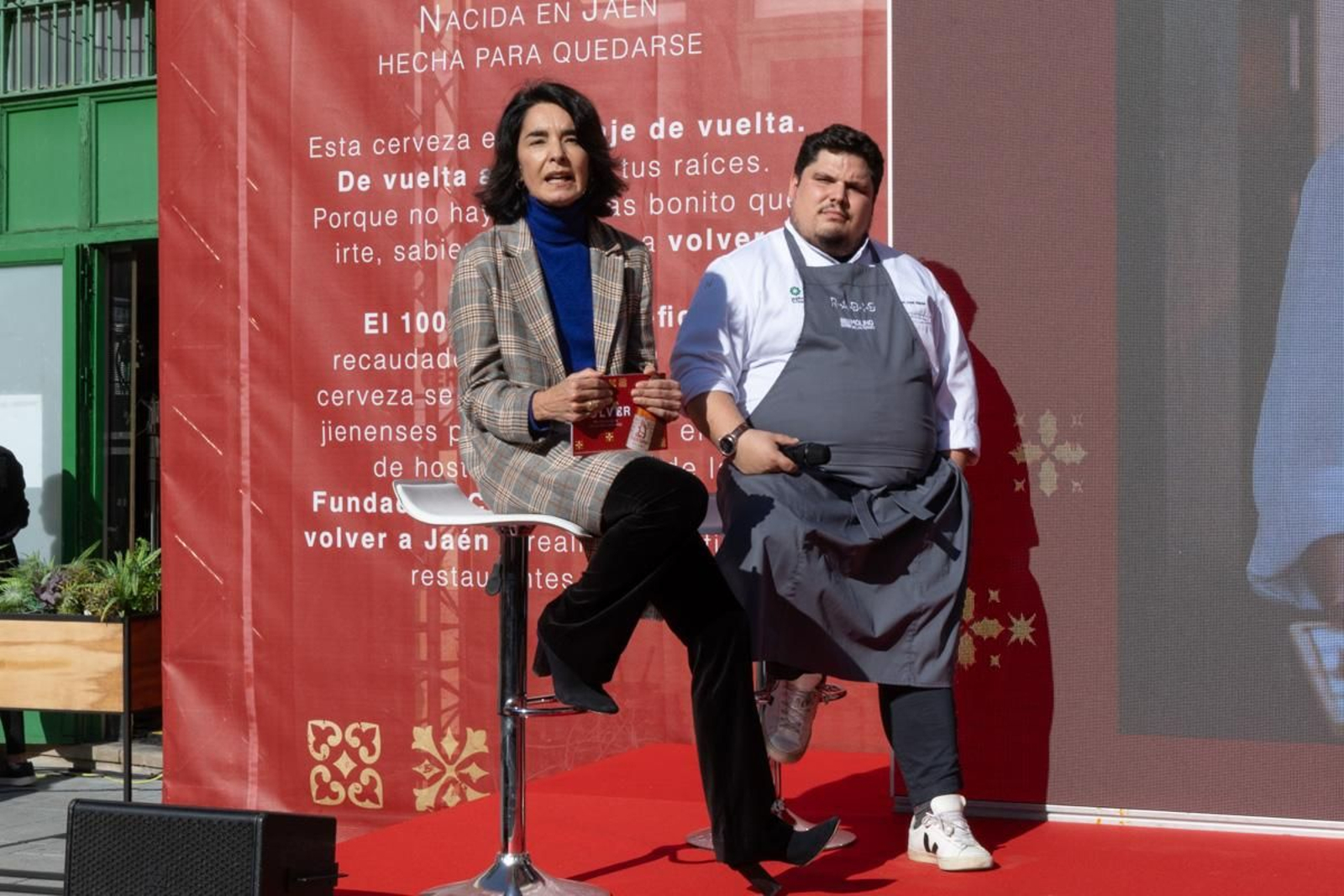 Presentación del lanzamiento de 'Volver', edición limitada de Cruzcampo para Navidad