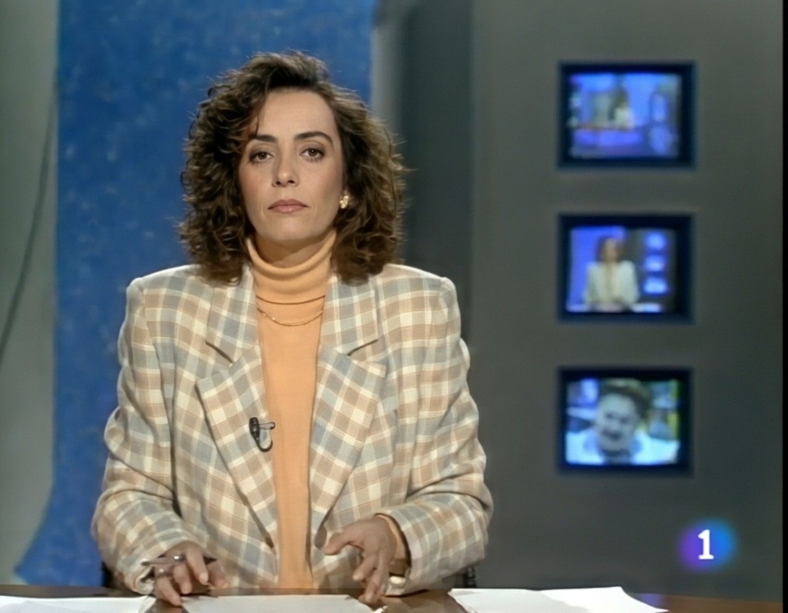 Pepa Bueno en 'Telesur', TVE Andaucía en 1991