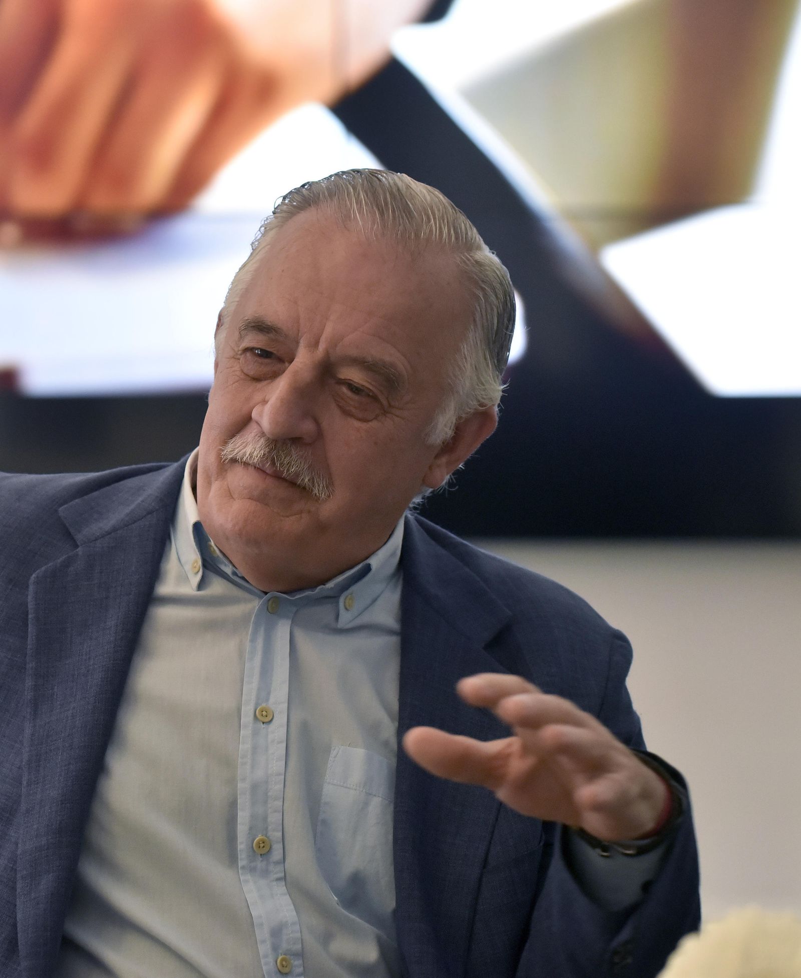 José Núñez, en el hotel Colón.