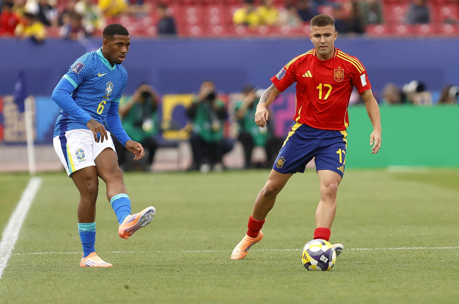 Las mejores fotos del España-Brasil sub 20