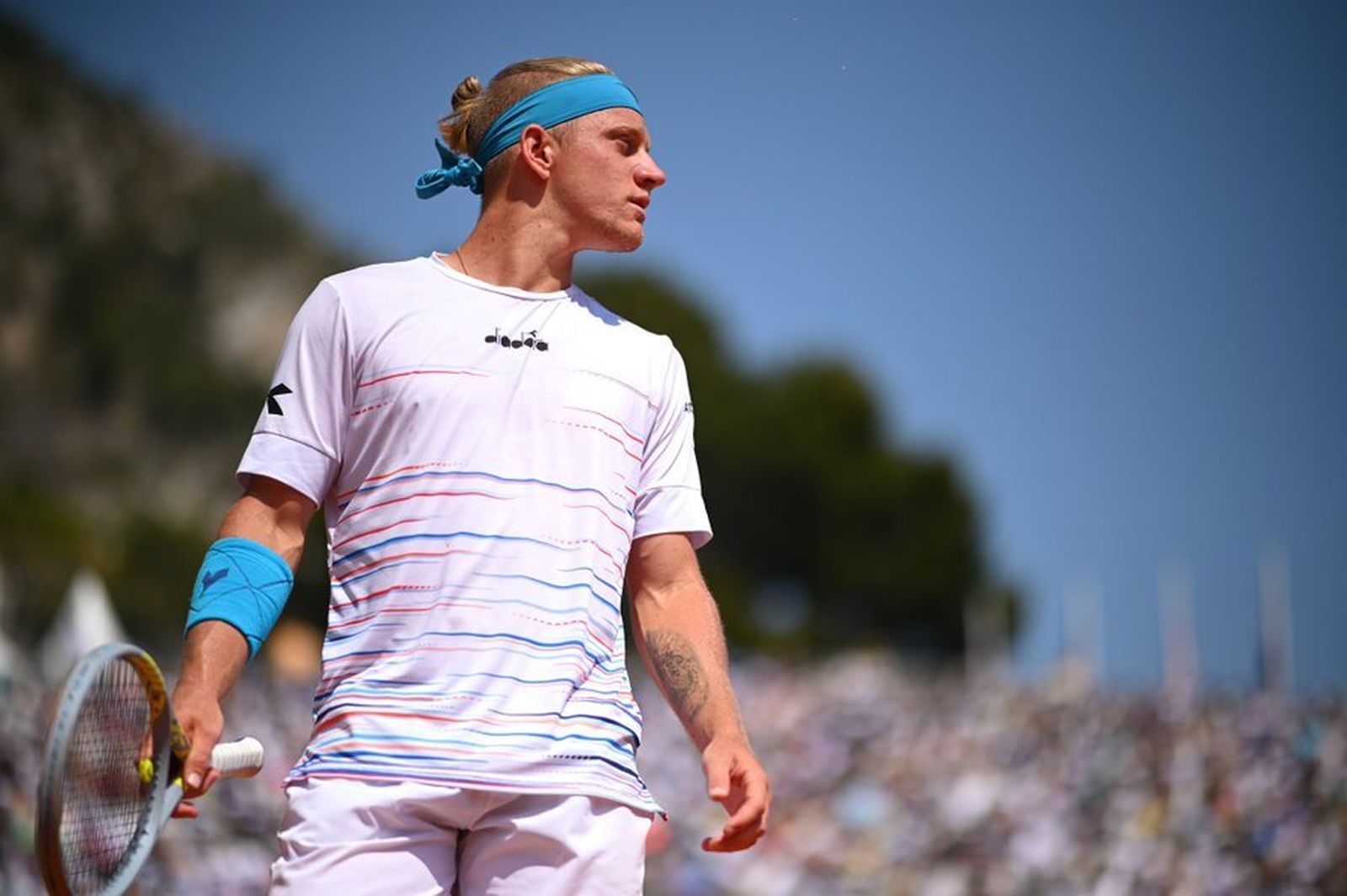 Davidovich durante un partido.