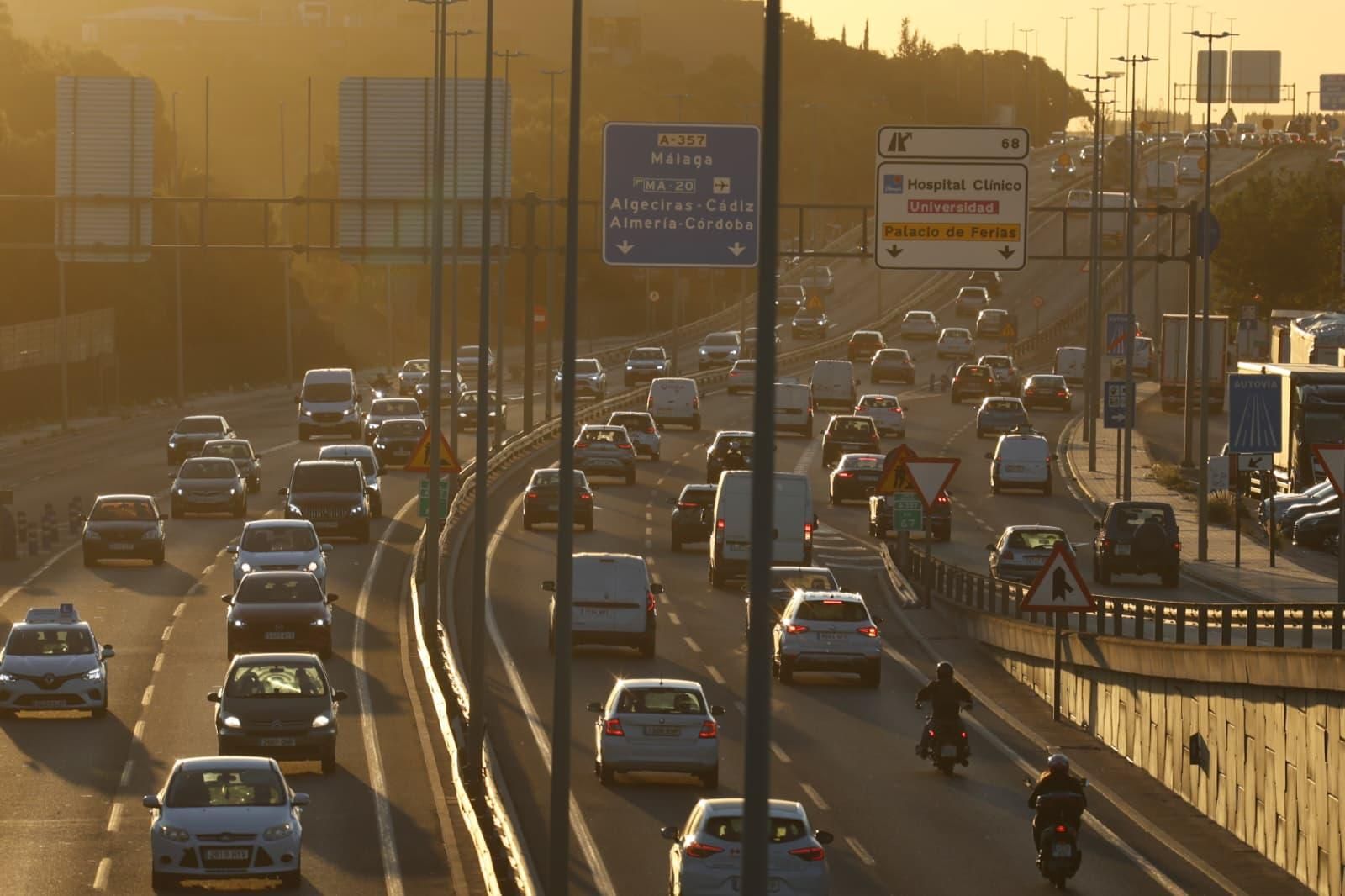 Atascos kilométricos en varios puntos de la provincia de Málaga en el arranque de septiembre