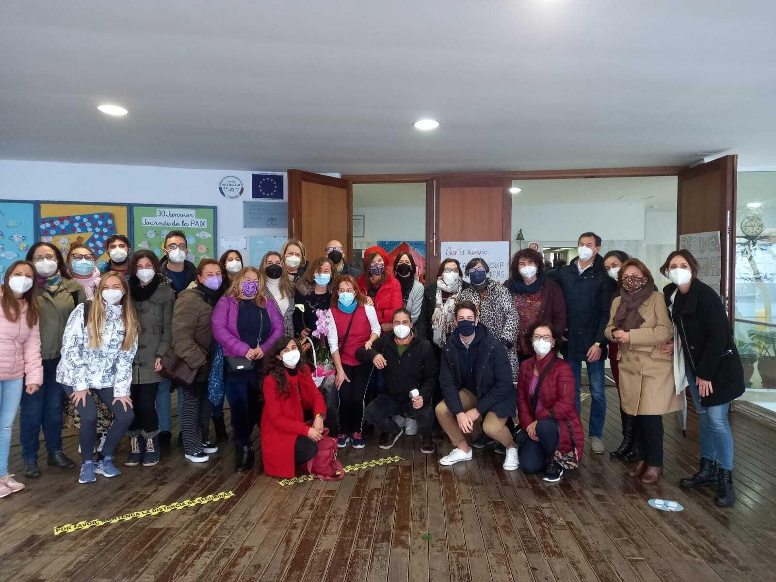 La profesora Pilar Marente del CEIP Reyes Católicos de Cádiz se jubila