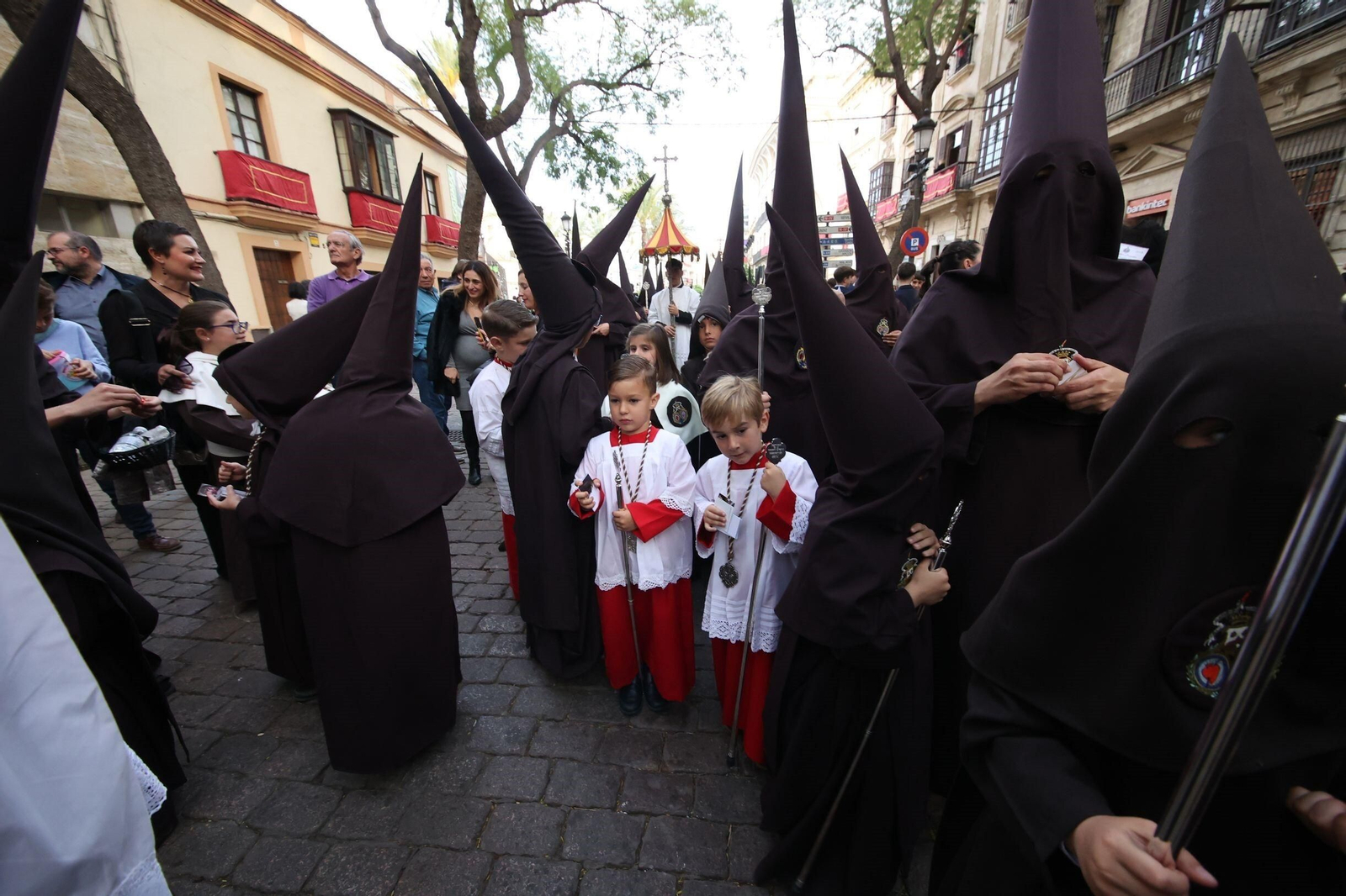 Jueves Santo en Jerez. hermandad de La Lanzada