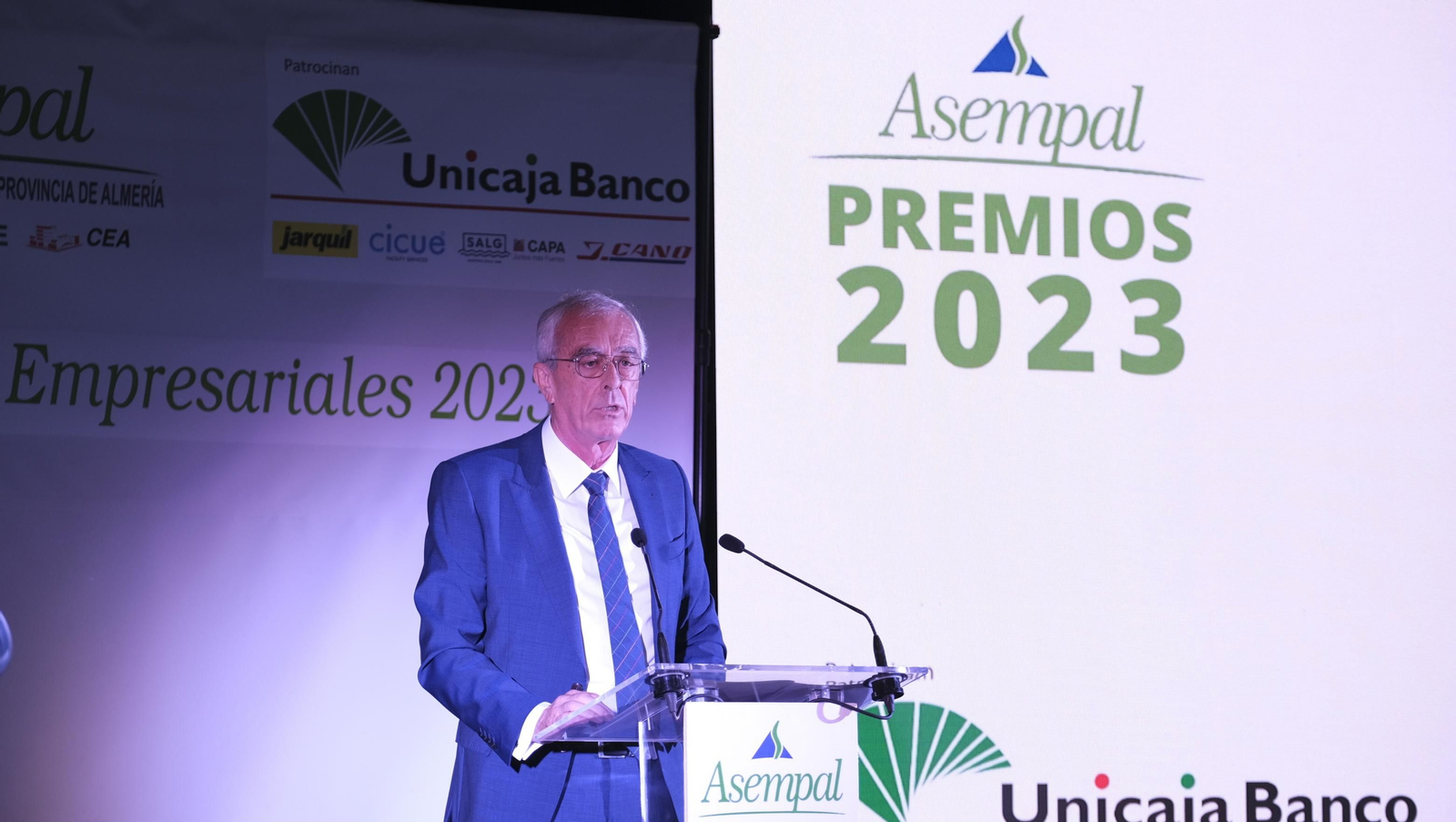 Imágenes de la gala de entrega de los Premios Asempal 2023, en el Hotel Playadulce